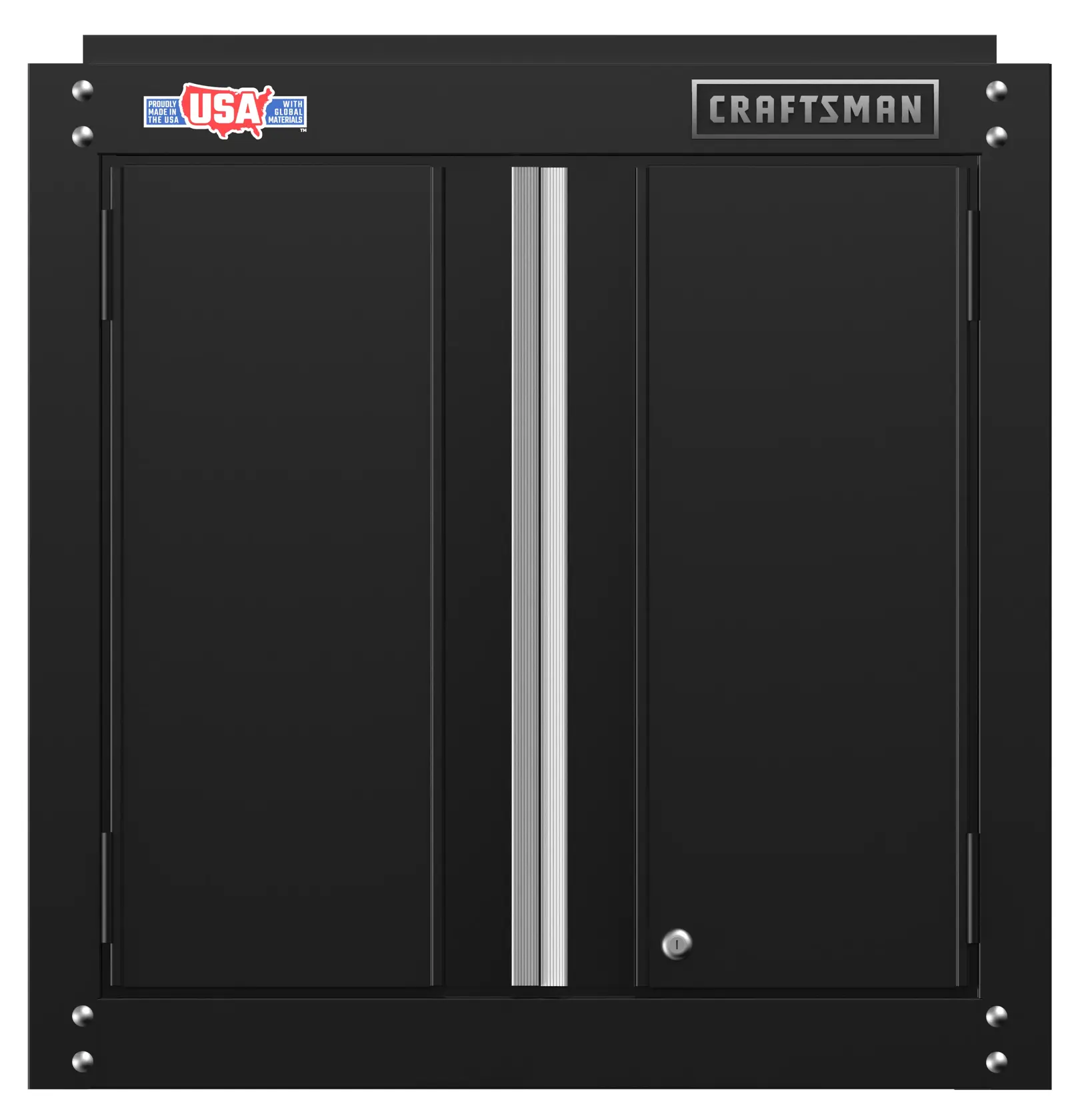 CRAFTSMAN 28-in wide by 28-in high storage wall cabinet straight forward view
