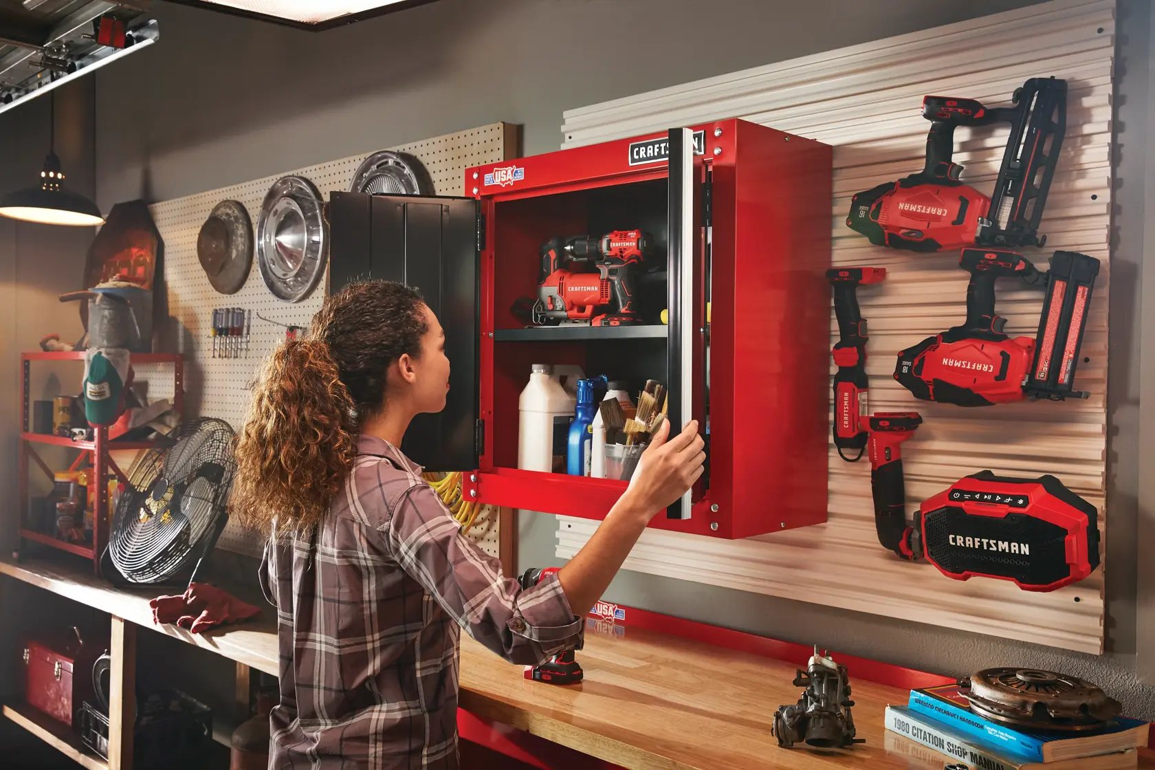 View of CRAFTSMAN Storage: Cabinets & Chests Rolling being used by consumer
