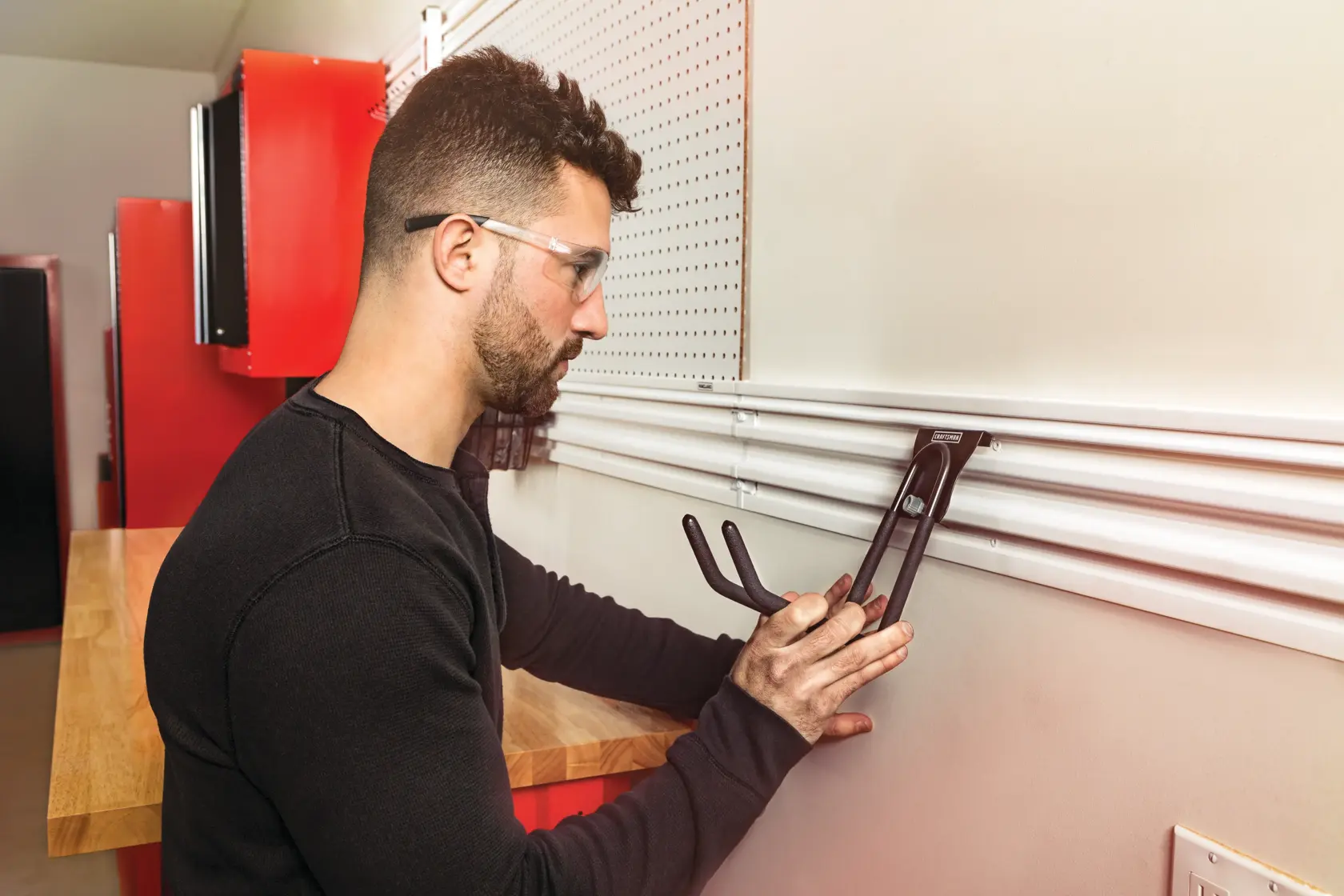 View of CRAFTSMAN Storage: Cabinets & Chests Rolling  being used by consumer