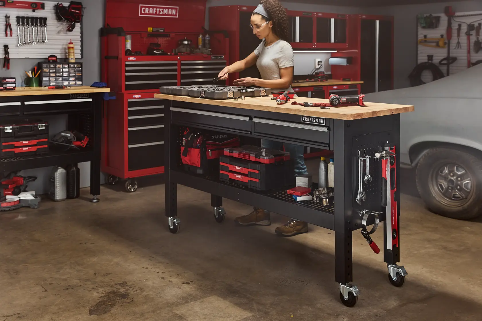 CRAFTSMAN® Premium 6' Workbench in a garage