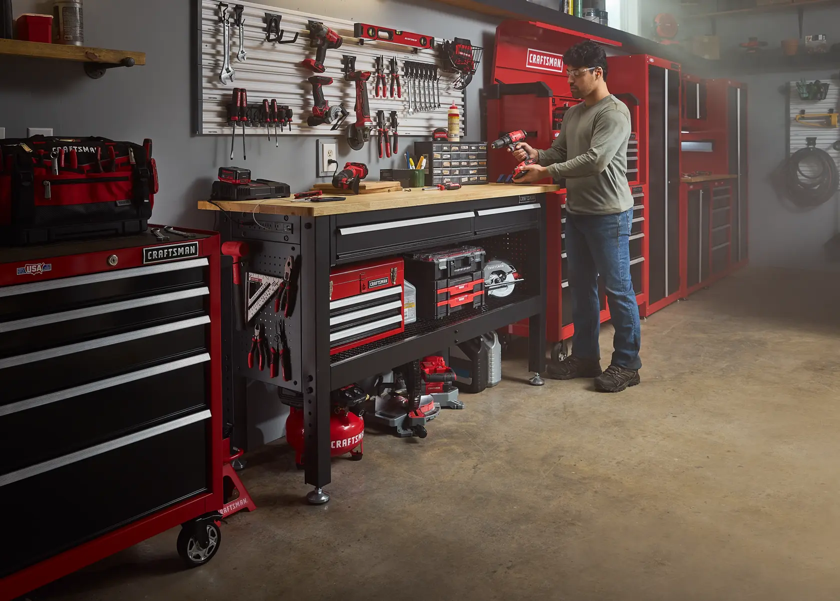 CRAFTSMAN® Premium 6' Workbench in a garage