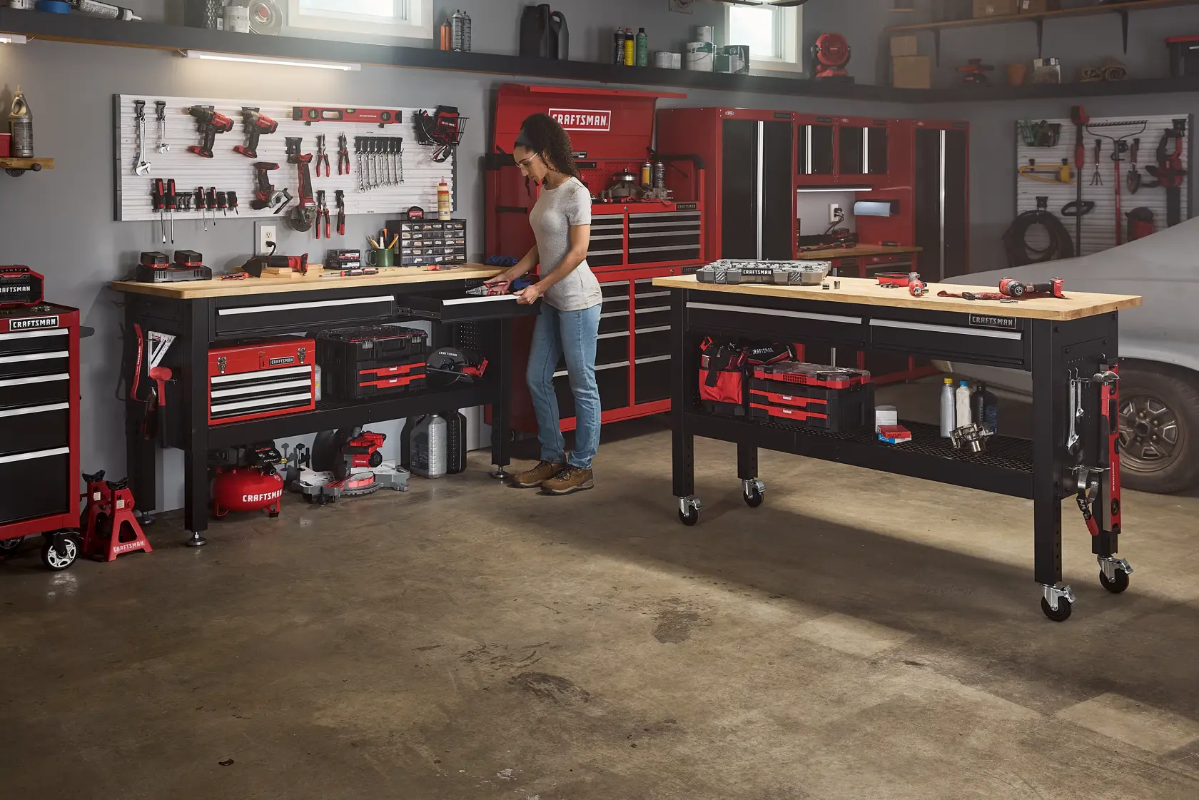 CRAFTSMAN® Premium 6' Workbench in a garage