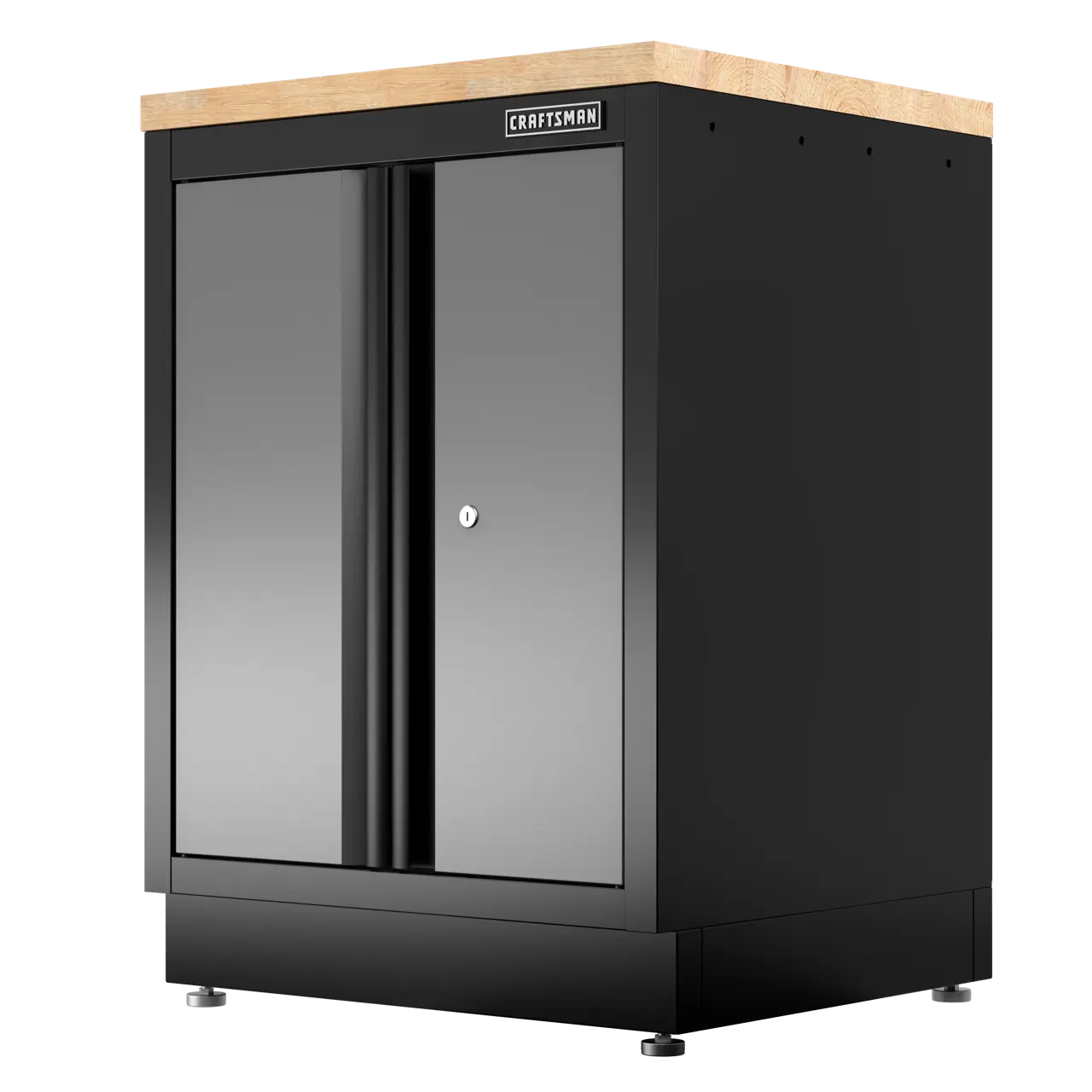 Welded 2-Door Base Cabinet (Black/Gray)