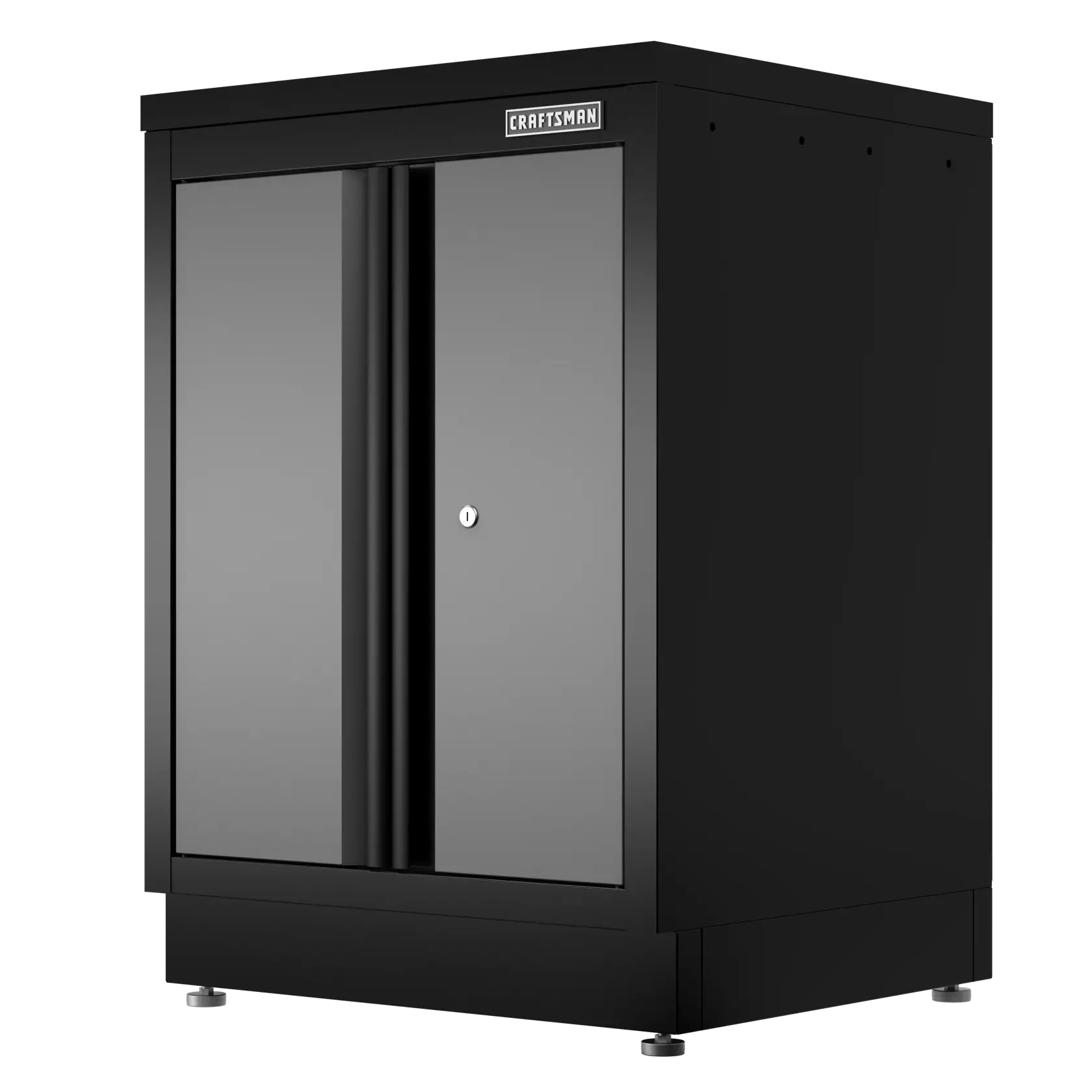 Welded 2-Door Base Cabinet (Black/Gray)