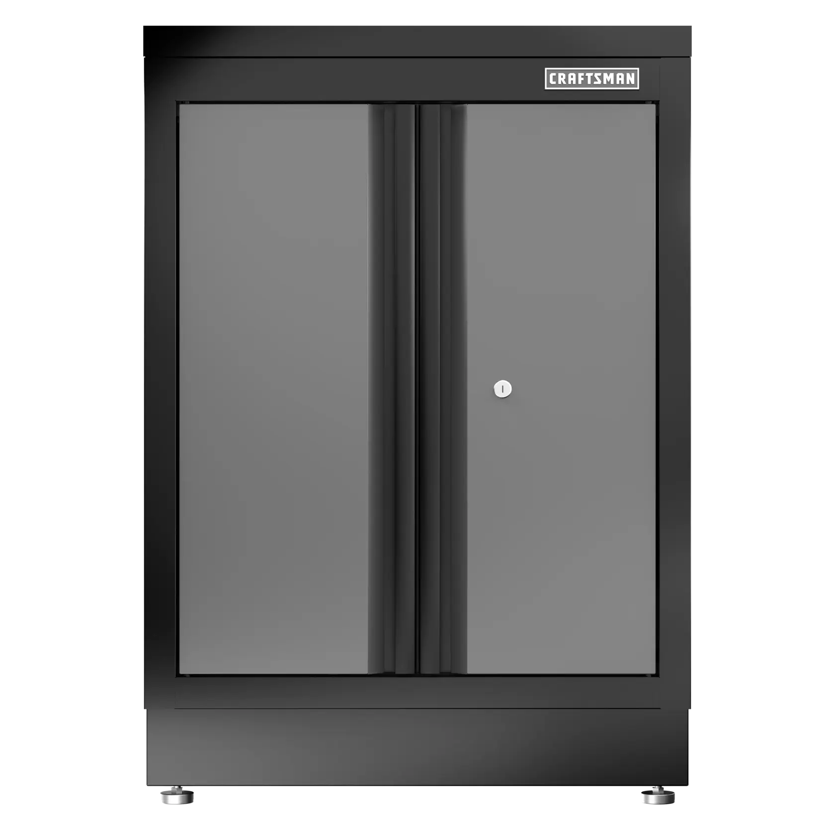 Welded 2-Door Base Cabinet (Black/Gray)