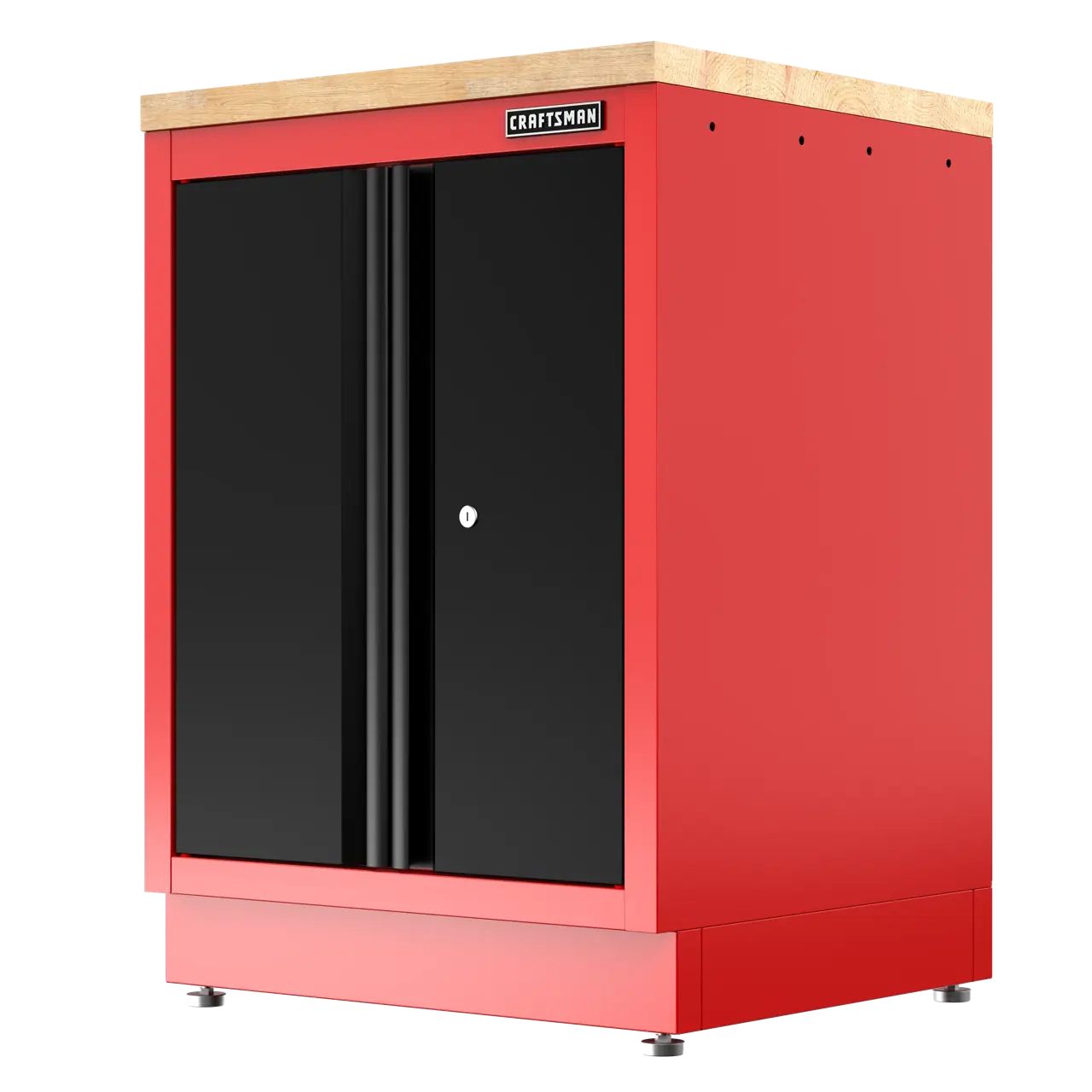 Welded 2-Door Base Cabinet (Red/Black)