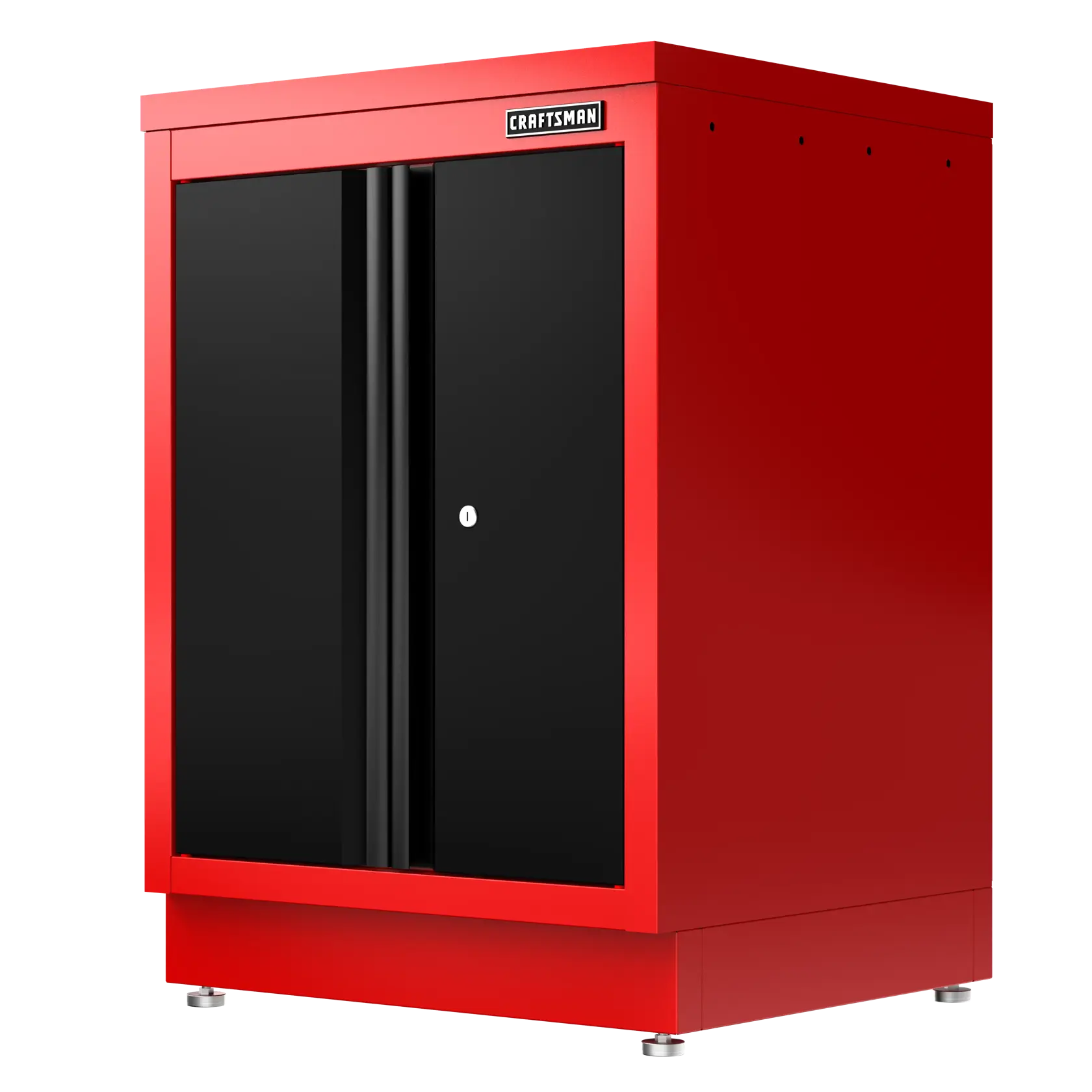 Welded 2-Door Base Cabinet (Red/Black)