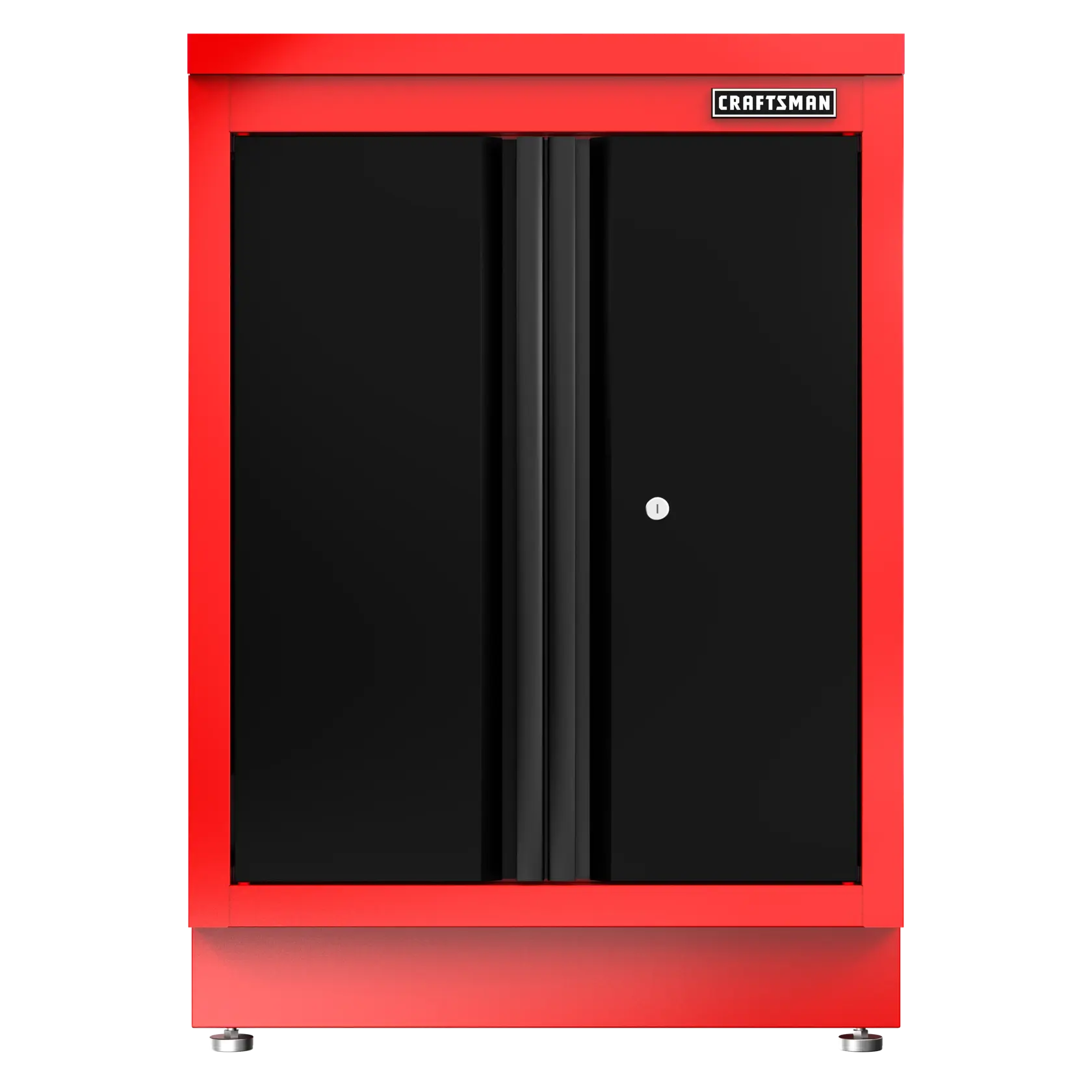 Welded 2-Door Base Cabinet (Red/Black)
