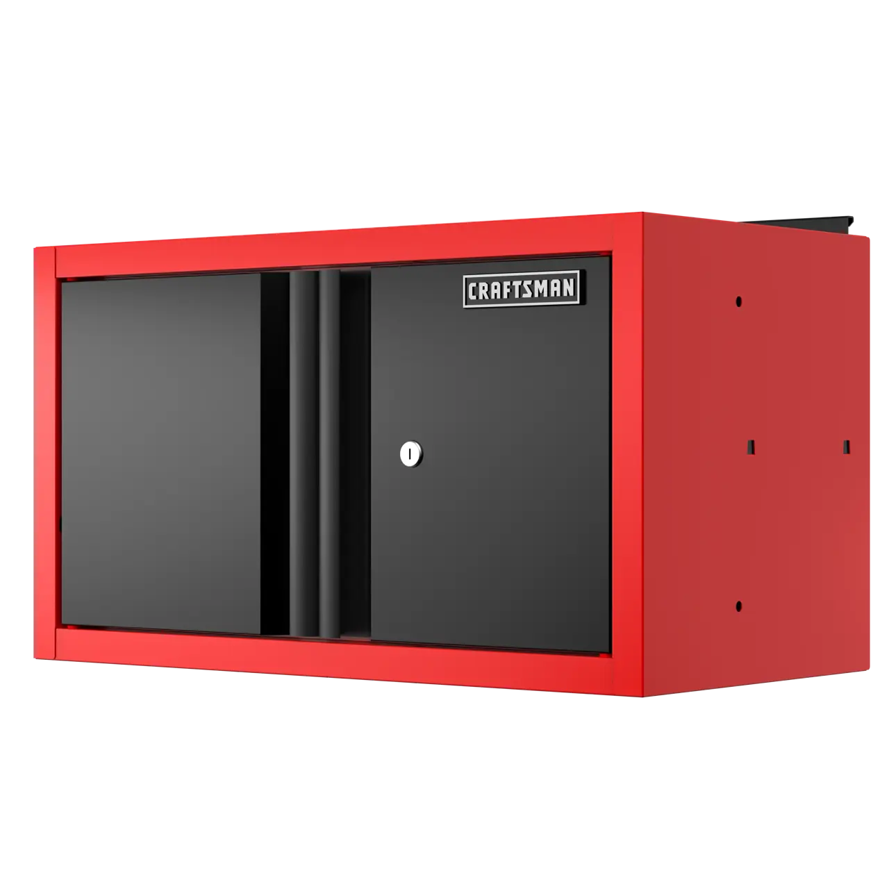 Welded 2-Door Wall Cabinet (Red/Black)