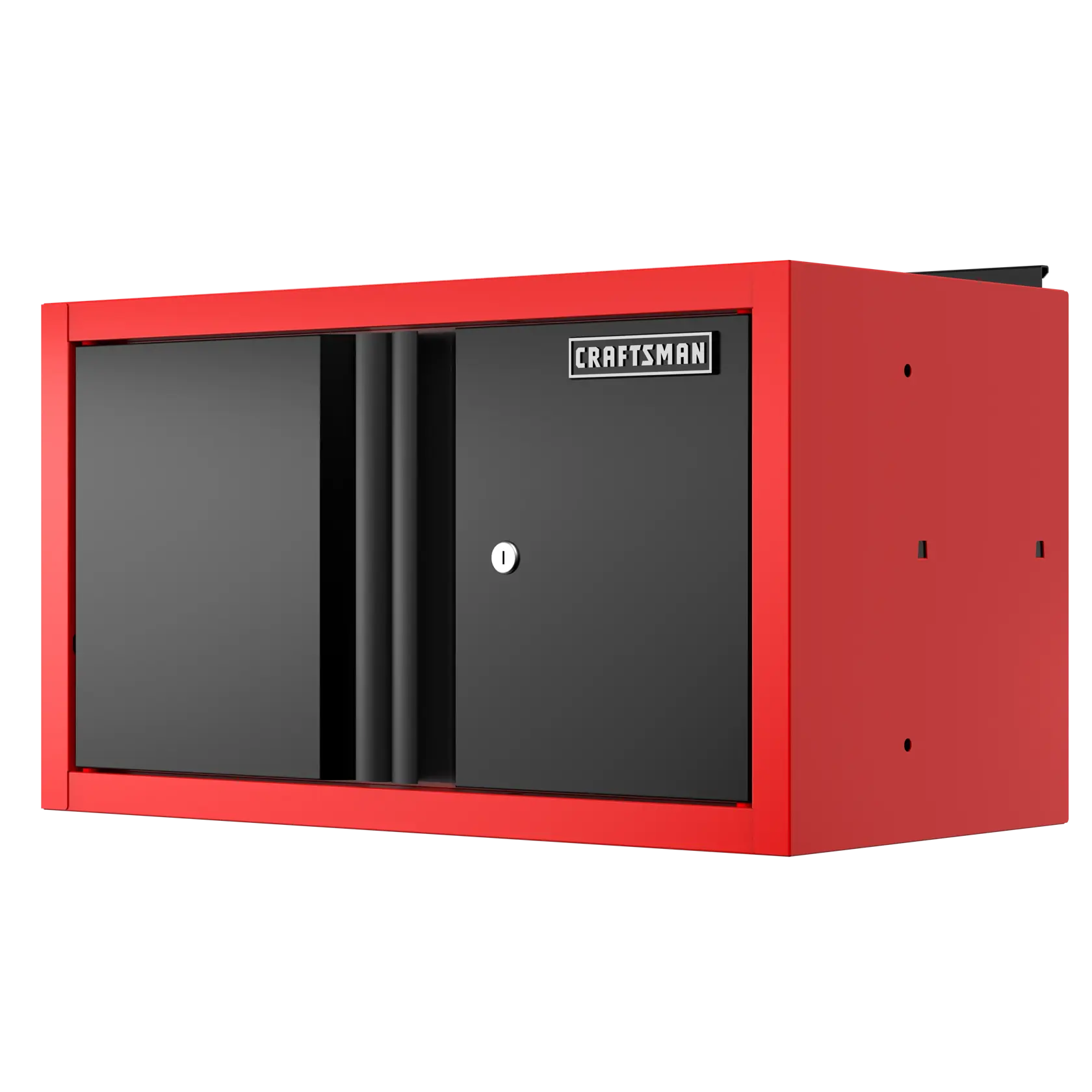 Welded 2-Door Wall Cabinet (Red/Black)