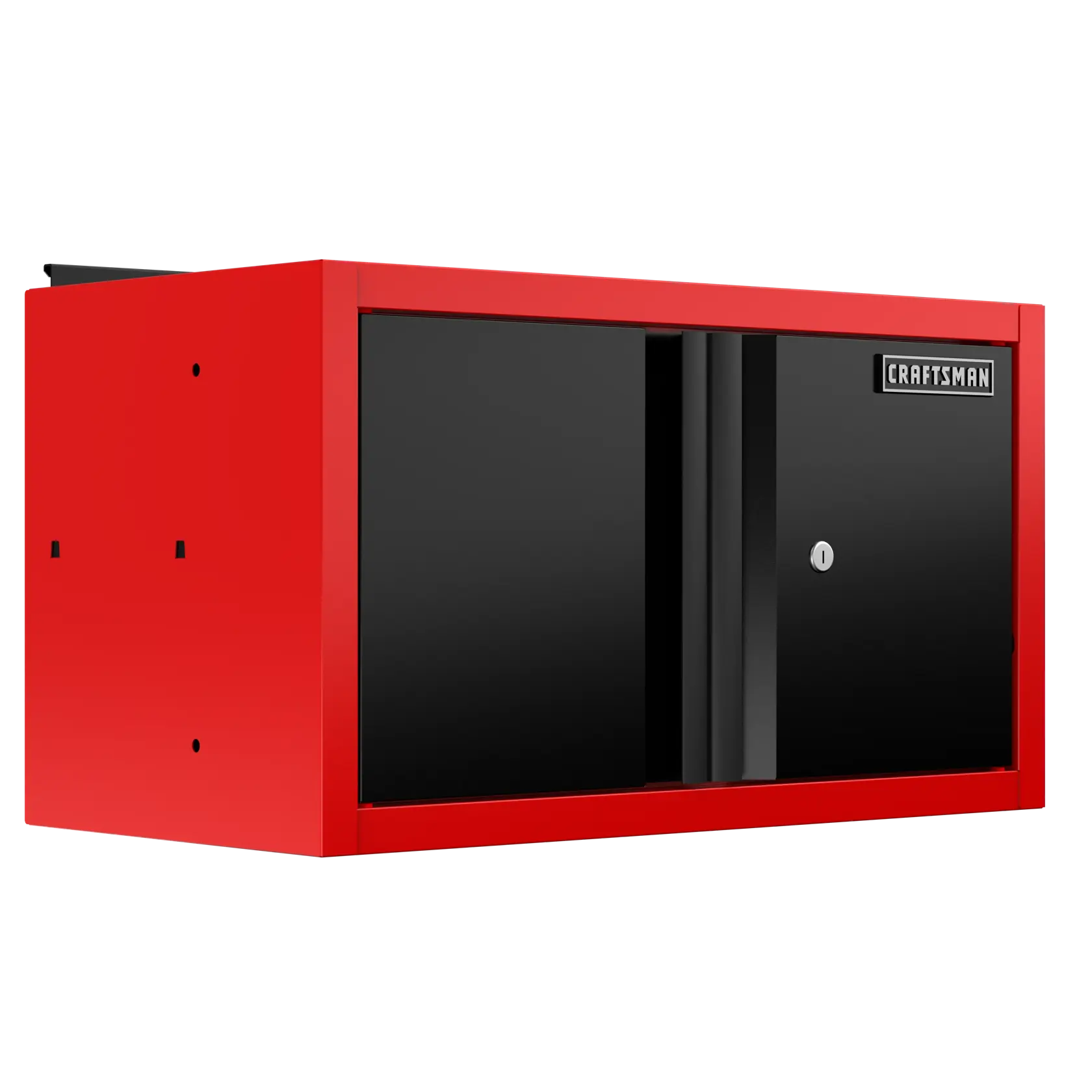Welded 2-Door Wall Cabinet (Red/Black)