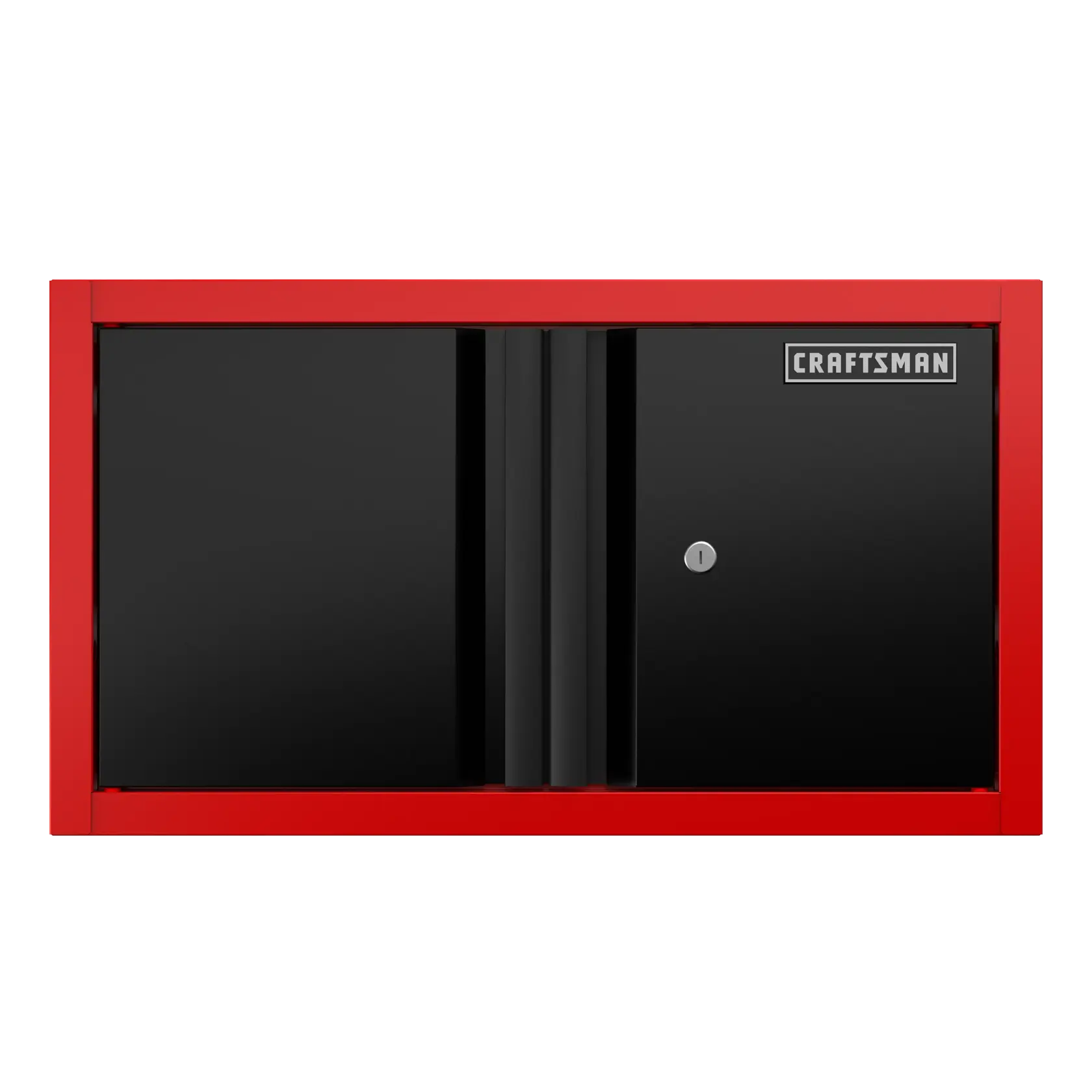 Welded 2-Door Wall Cabinet (Red/Black)