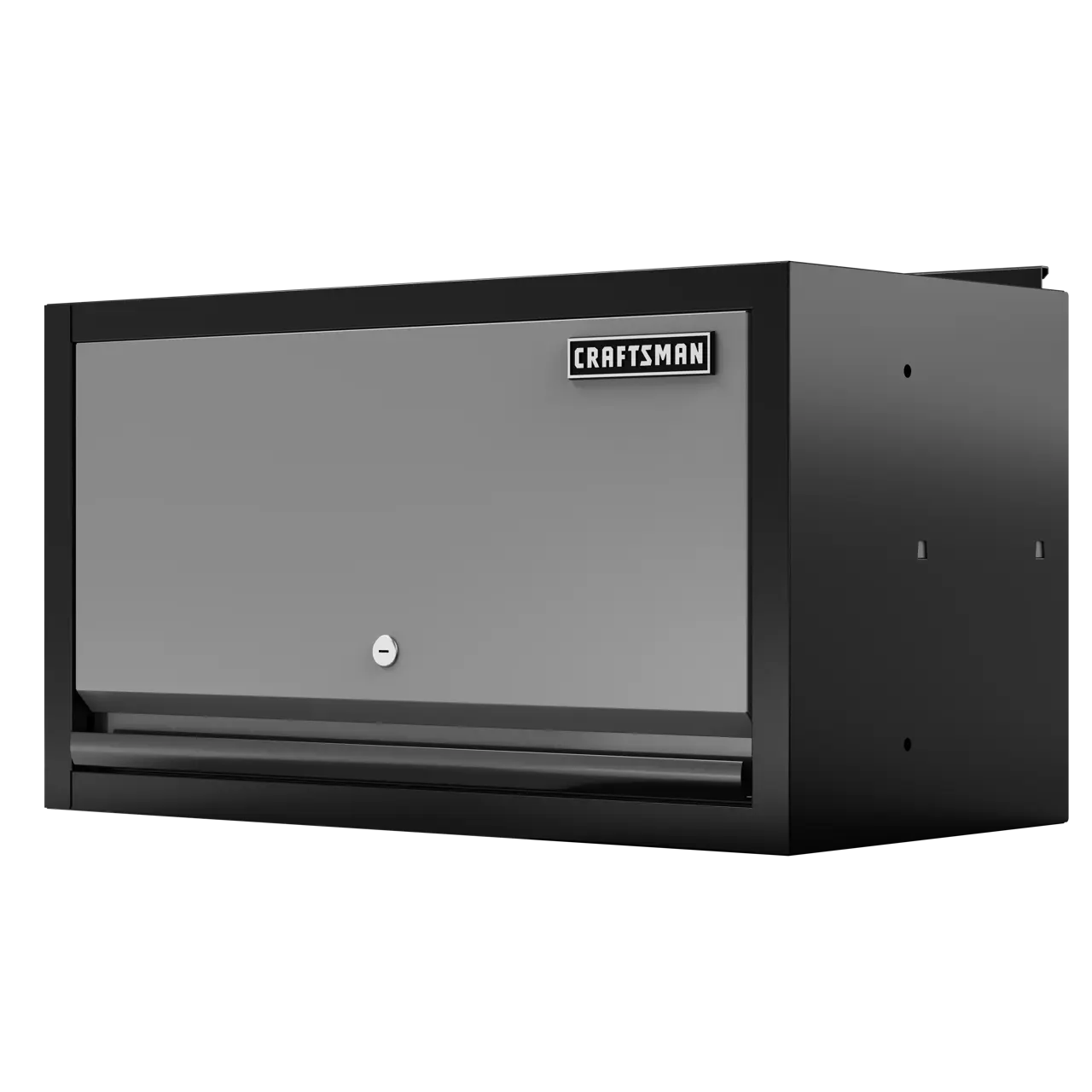 Welded 1-Door Wall Cabinet (Black/Gray)