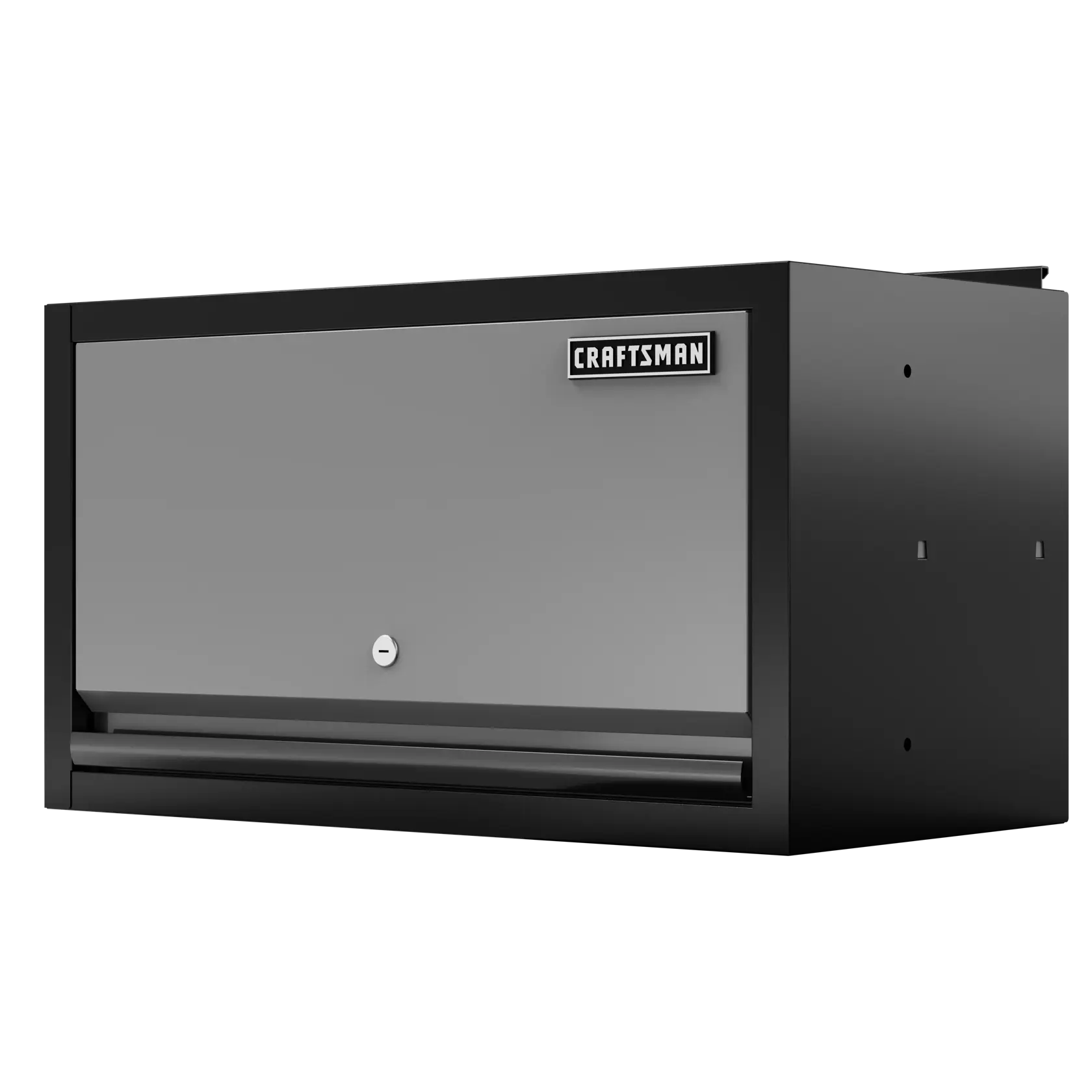 Welded 1-Door Wall Cabinet (Black/Gray)