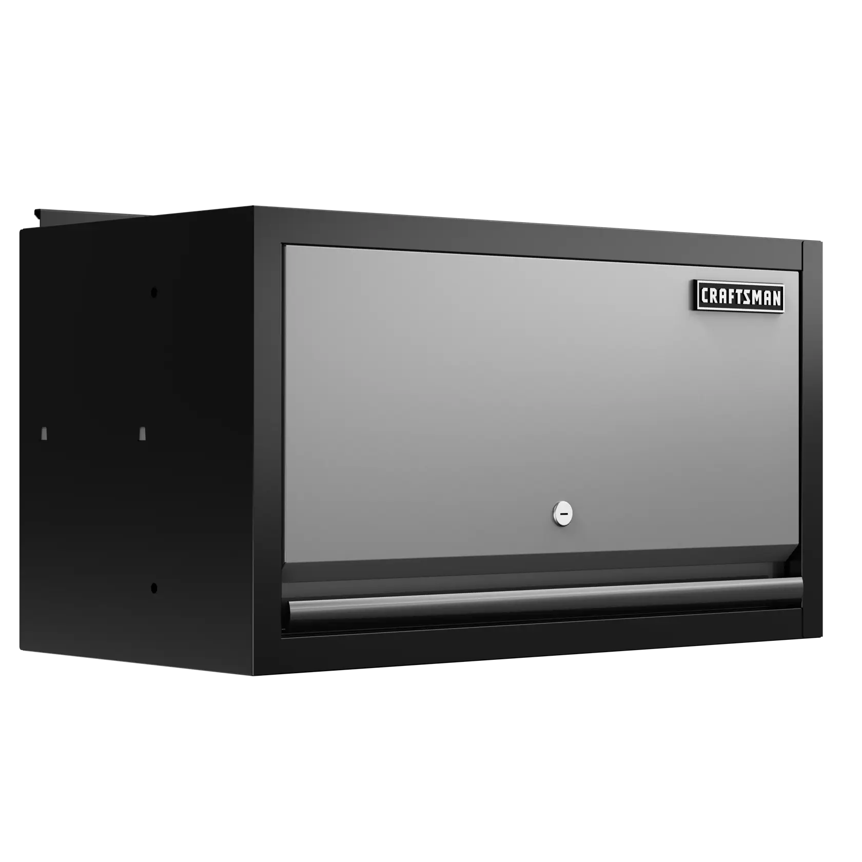 Welded 1-Door Wall Cabinet (Black/Gray)