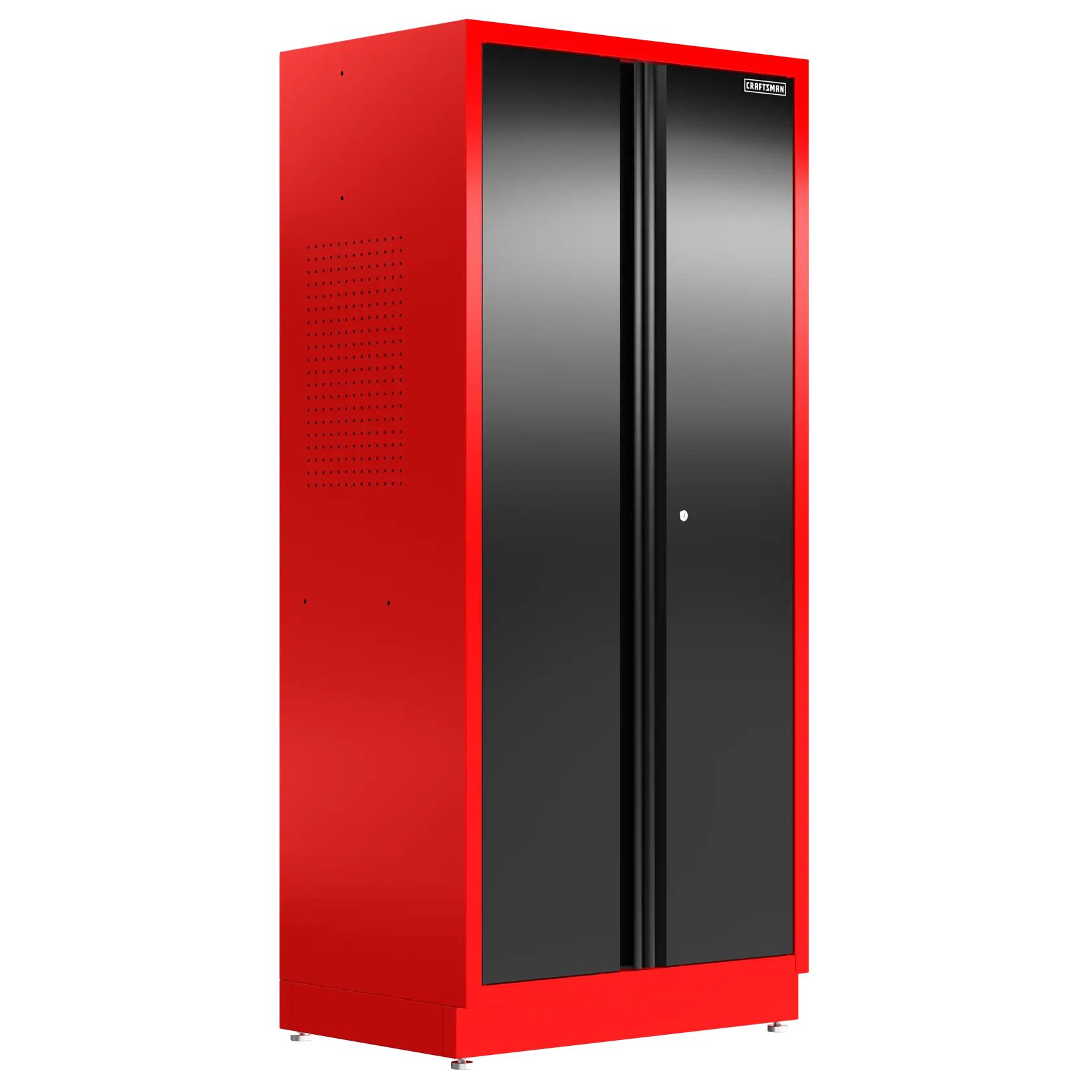 Welded Floor Cabinet (Red/Black)