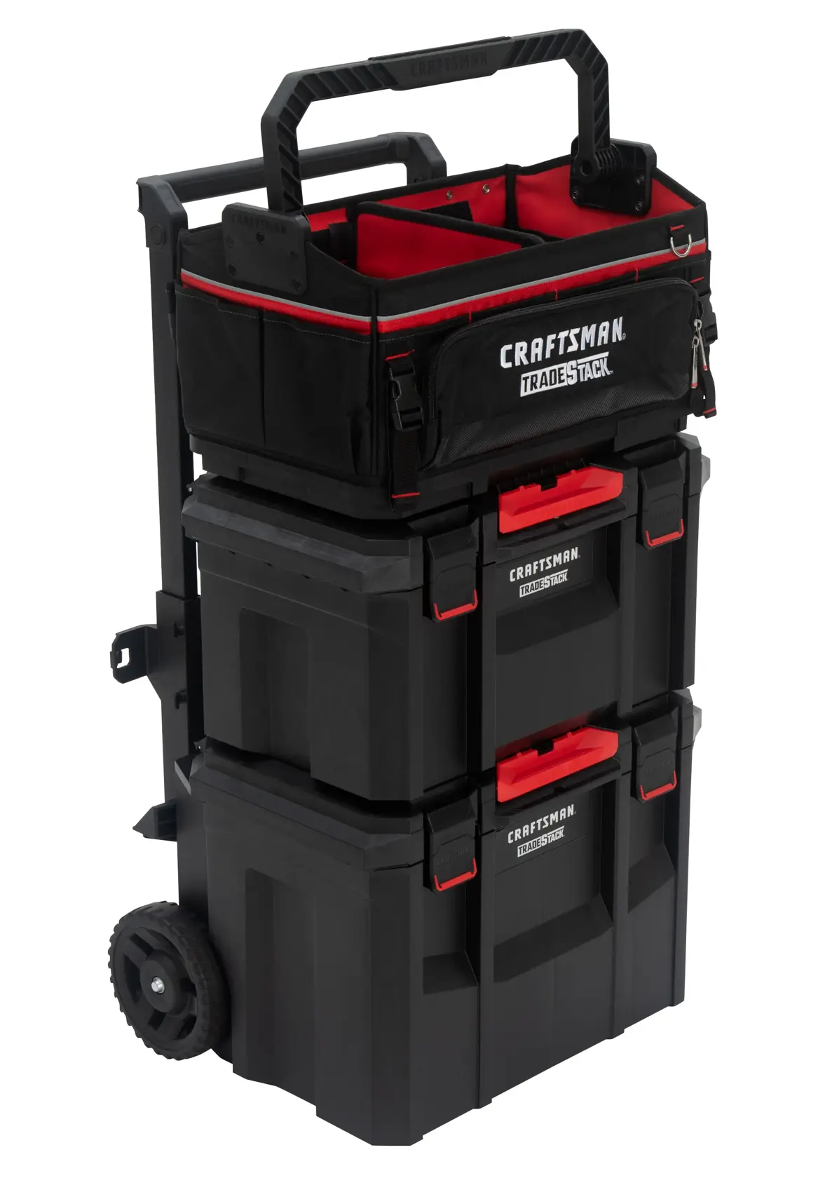 CRAFTSMAN TRADESTACK Tool Tote Tower Right Side Angle 