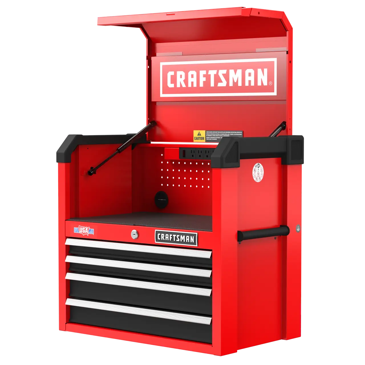 S2000 Series 26 Inch Wide 4-Drawer Tool Chest (Red)