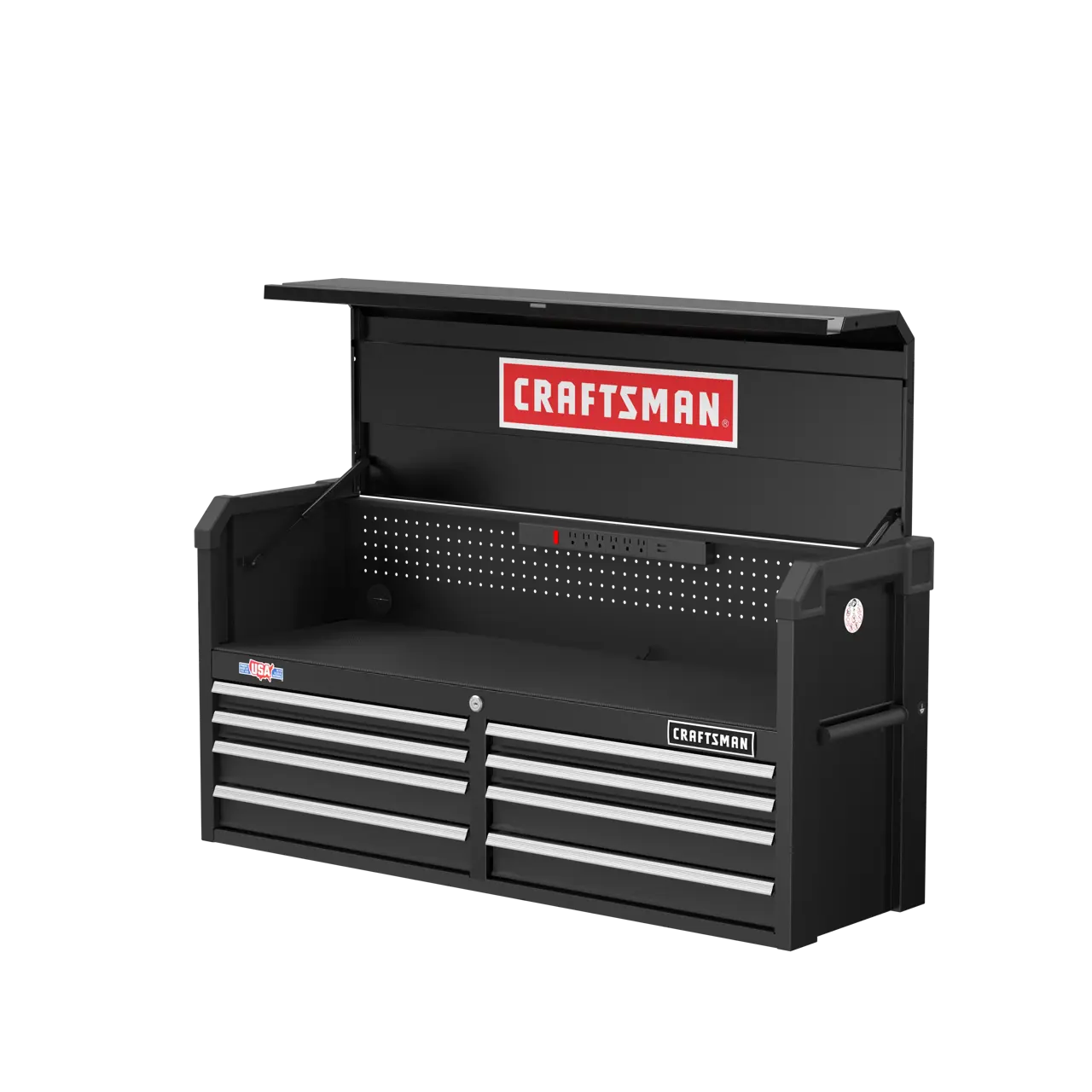 S2000 Series 52 Inch Wide 8-Drawer Tool Chest (Black)