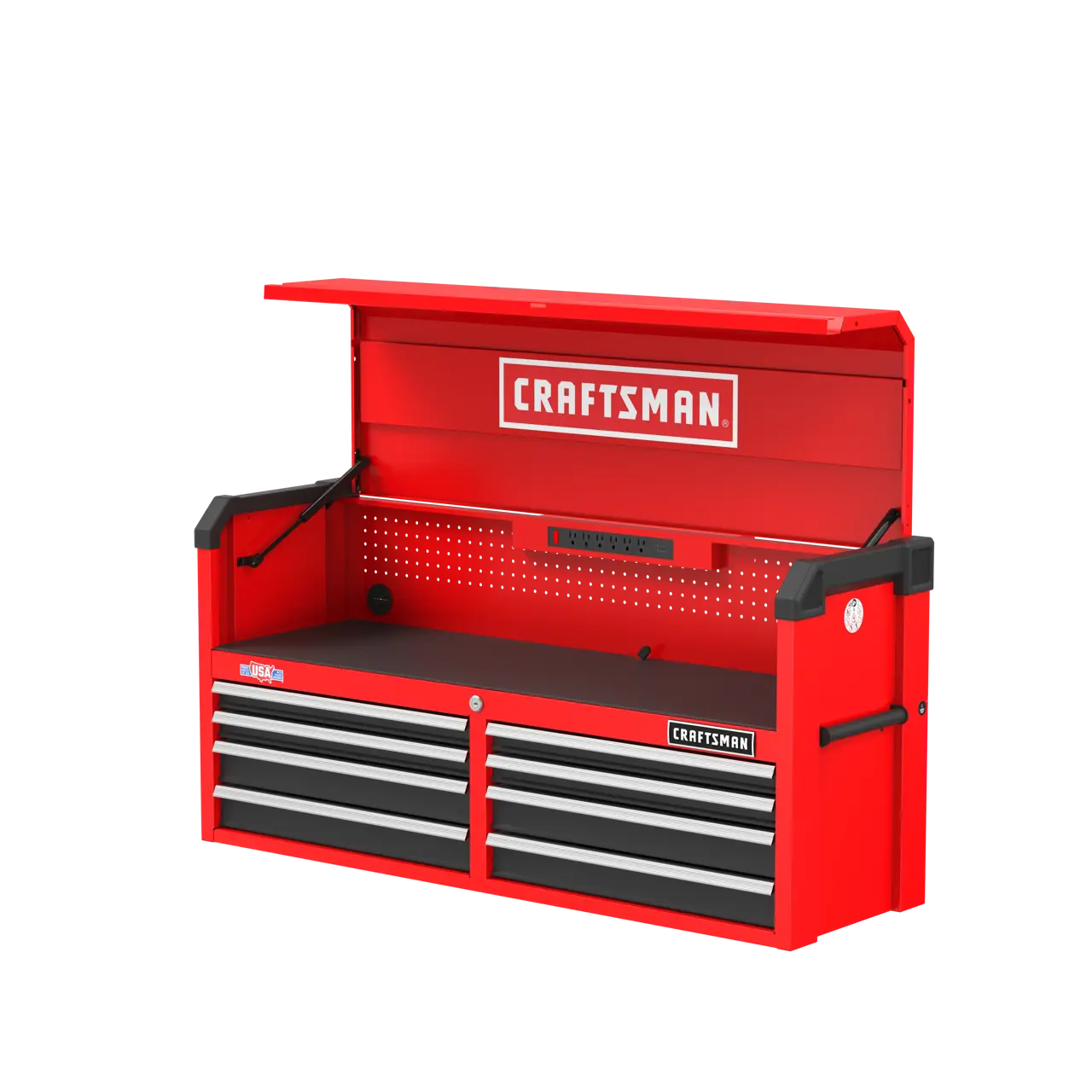 S2000 Series 52 Inch Wide 8-Drawer Tool Chest (Red)