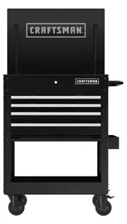 CRAFTSMAN Utility Cart Black Front View