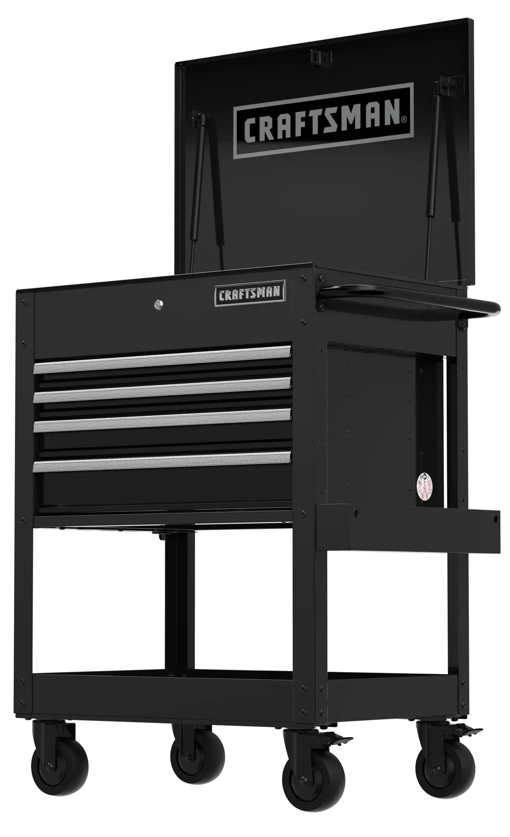 CRAFTSMAN Utility Cart Black Left Front View