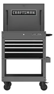 CRAFTSMAN Utility Cart Gray Front View