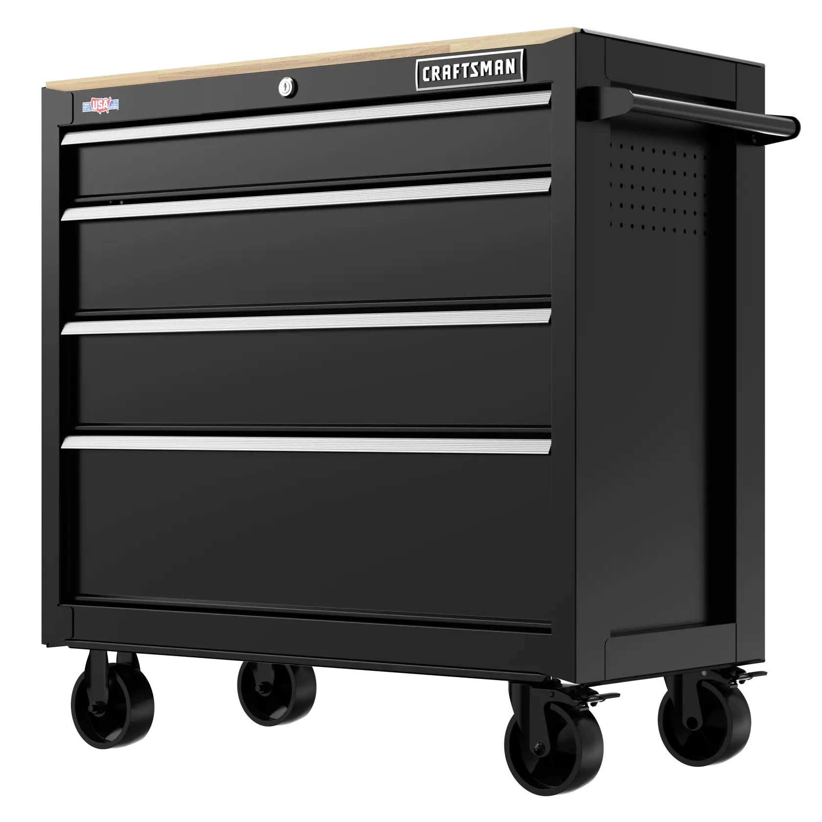 CRAFTSMAN 37" Workstation - Black  Right Front Angle