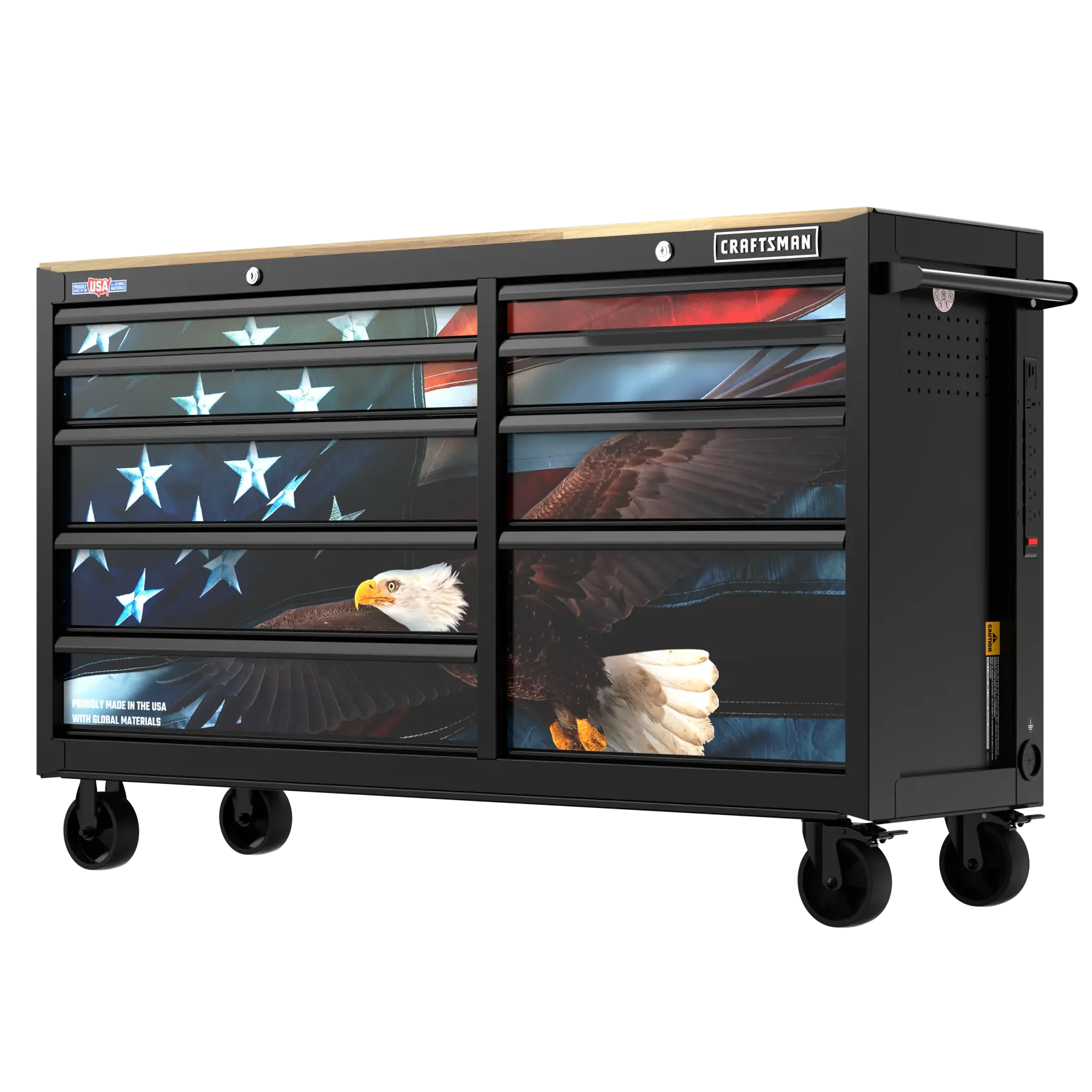 CRAFTSMAN 63" Workstation - Patriotic Right Front Angle