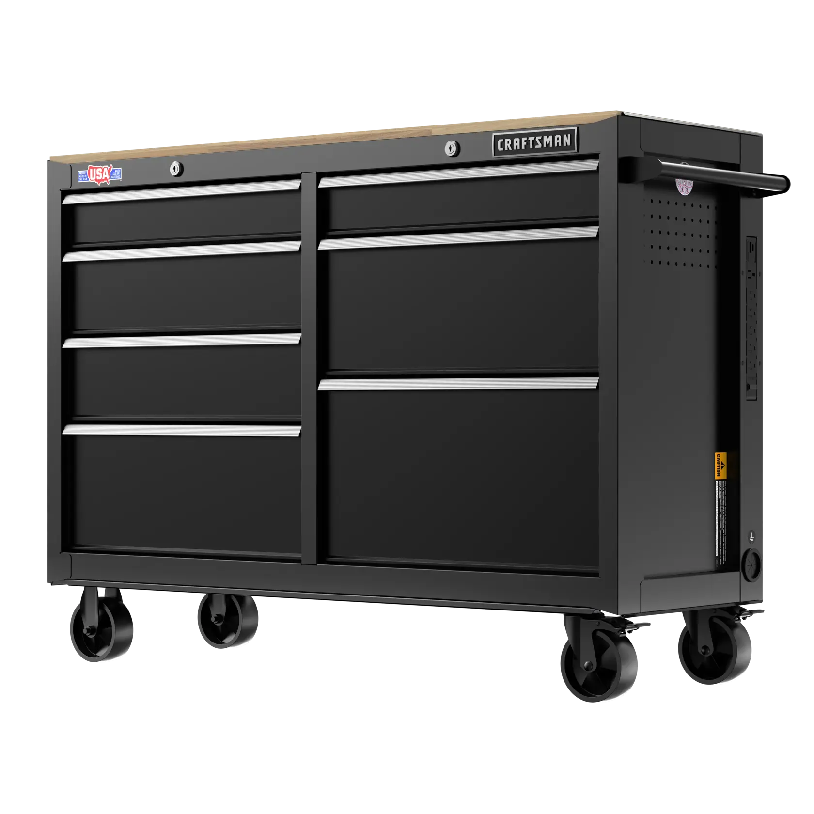 CRAFTSMAN 52" Workstation - Black  Right Front Angle