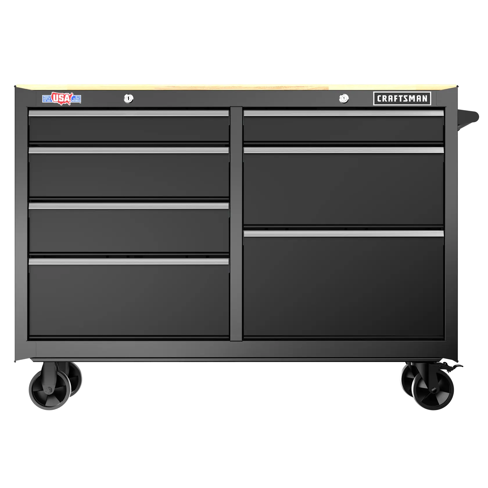 CRAFTSMAN 52" Workstation - Black  Front Profile