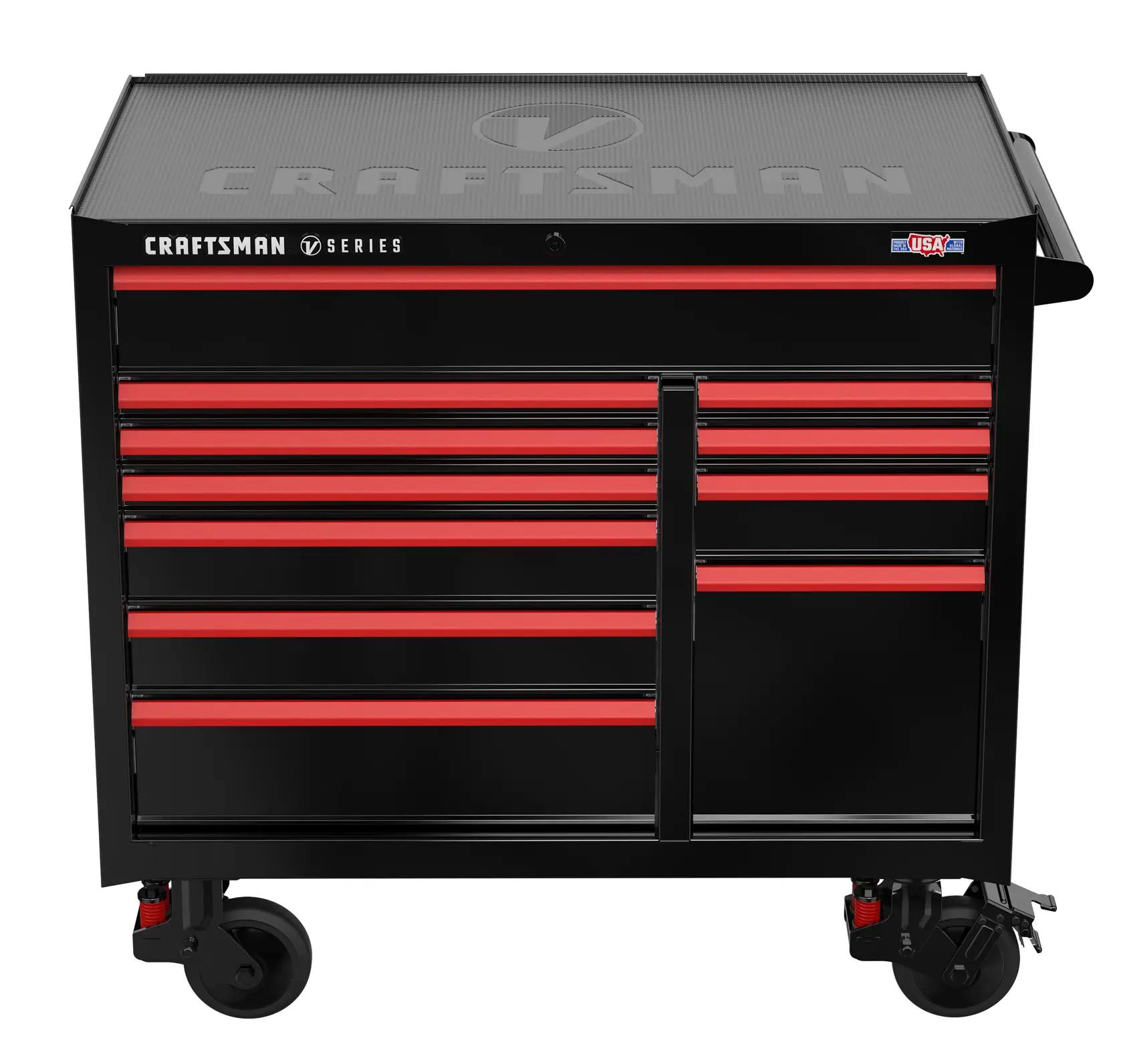 CRAFTSMAN V-Series™ 41 inch cabinet birdseye view