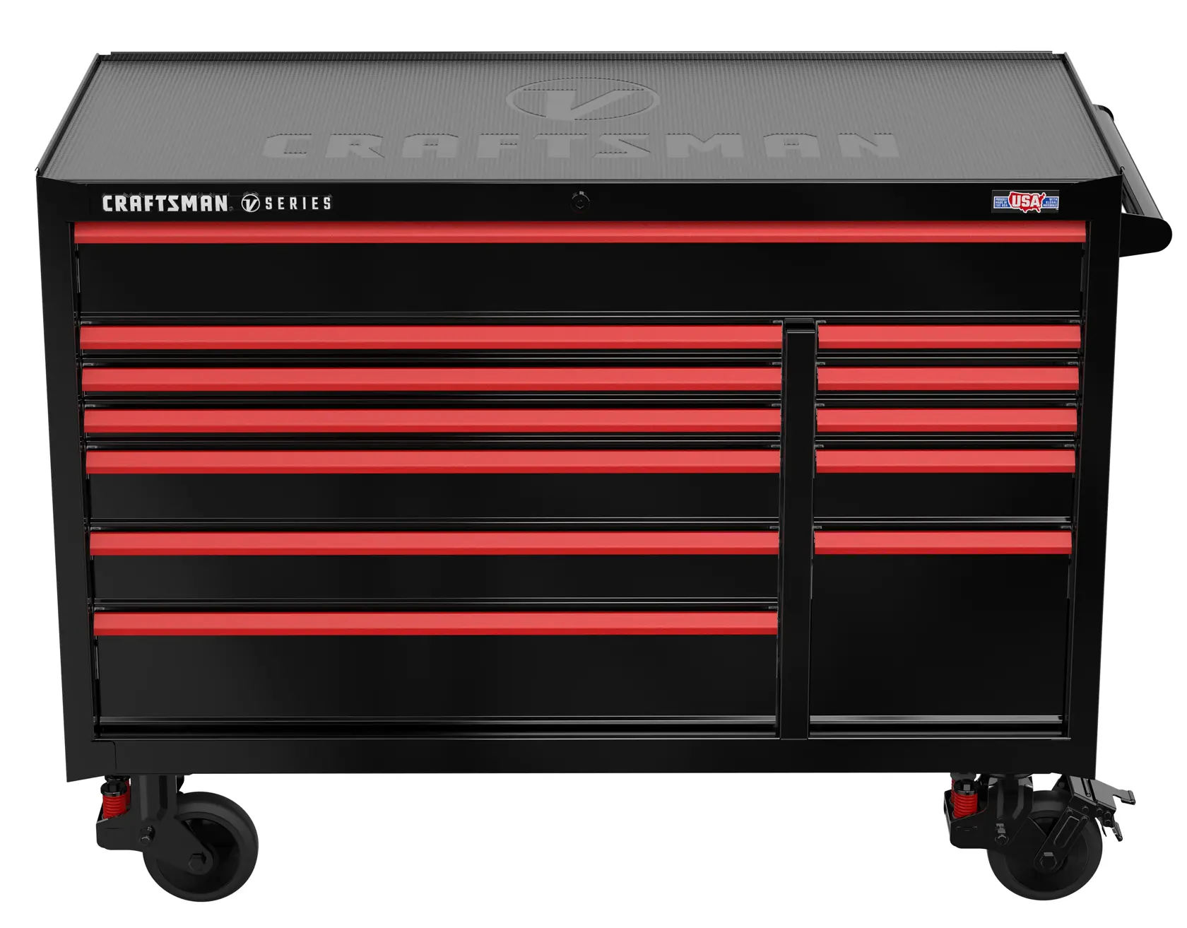 CRAFTSMAN V-Series™ 52 inch cabinet birdseye view