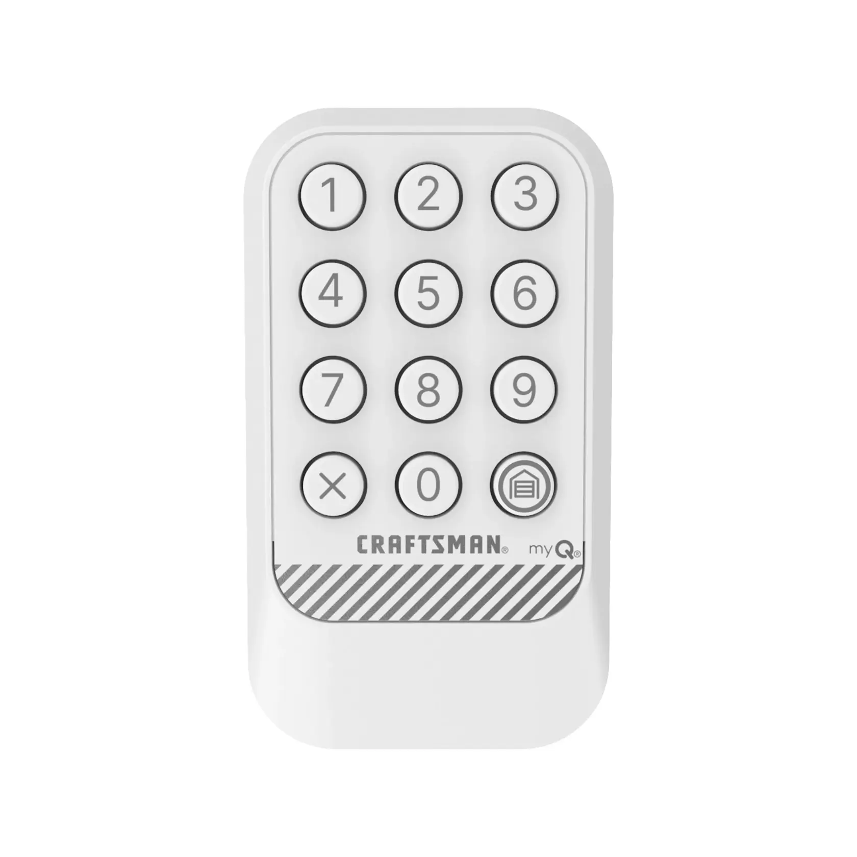 CRAFTSMAN Garage Door Opener Keypad, front facing