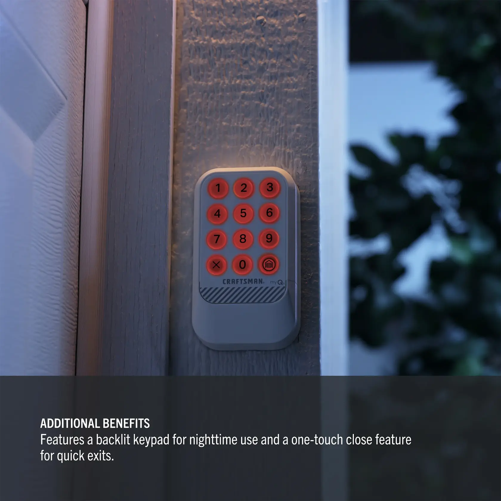 CRAFTSMAN® MYQ Garage Door Opener Keypad
