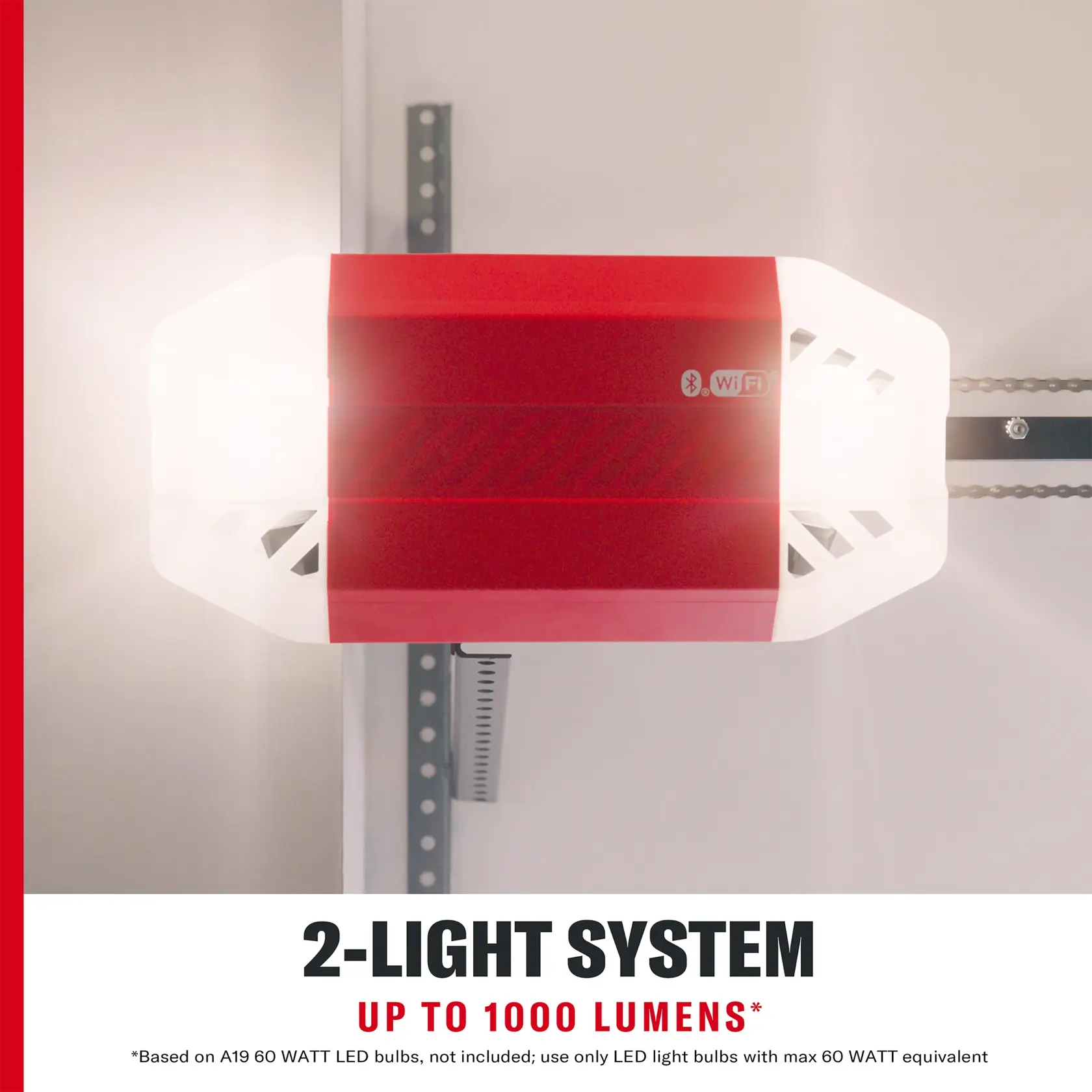 CRAFTSMAN® 1/2 HP Smart Chain Drive Garage Door Opener