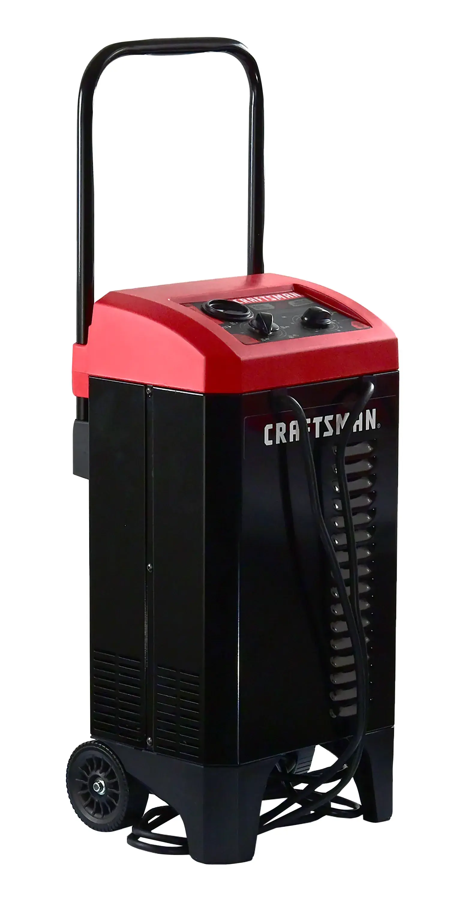 250A 6V/12V Wheeled Battery Charger and Jump Starter side view