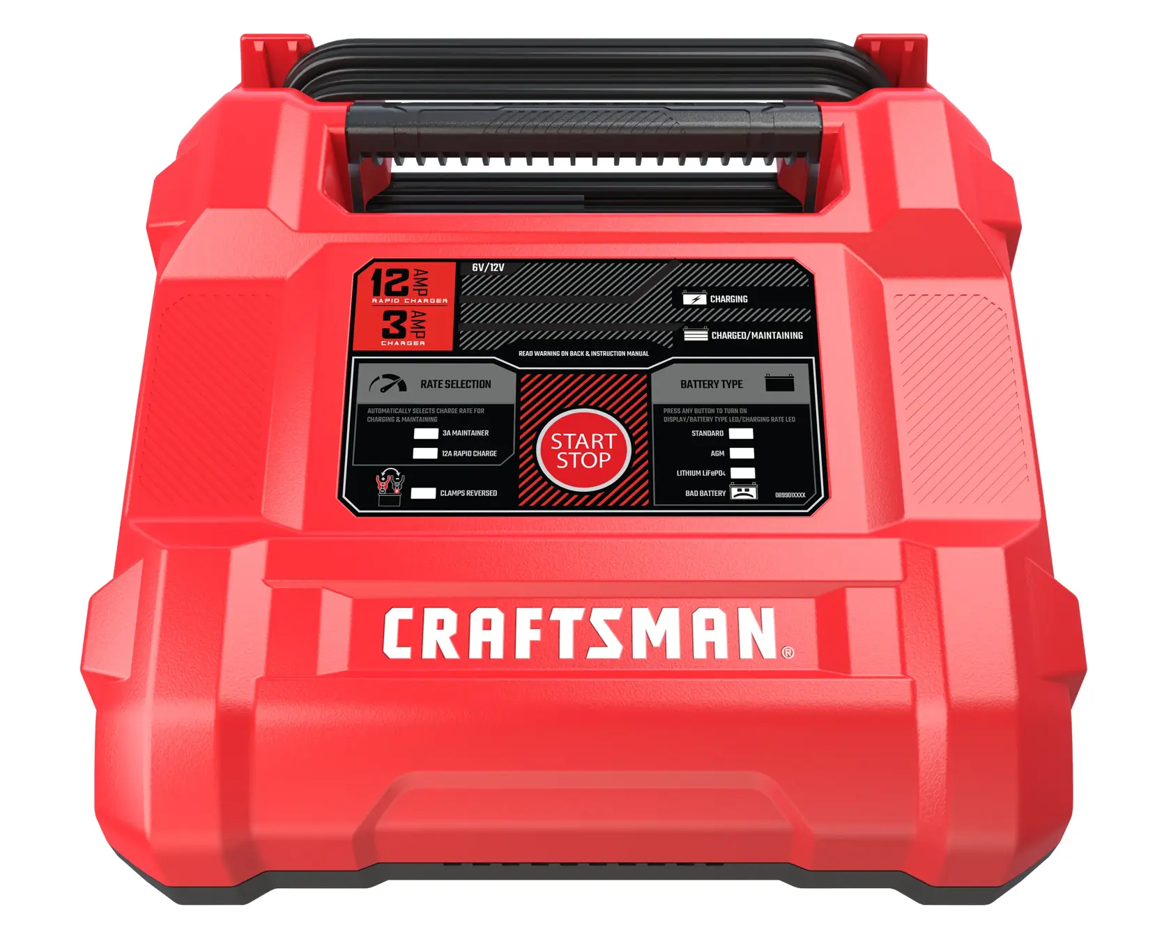 12A 6V/12V Fully Automatic Battery Charger and Maintainer main view