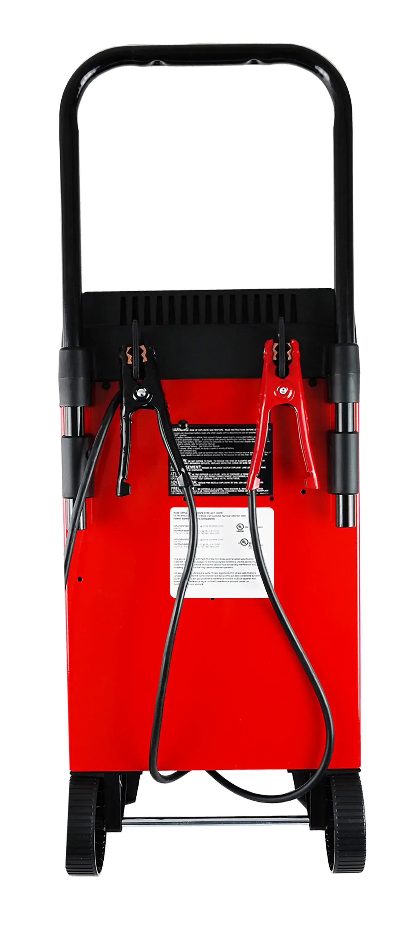 175 Cranking Amp 12V Manual Wheeled Battery Charger and Jump Starter rear view