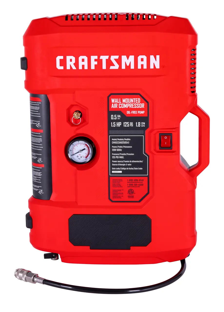Craftsman Wall Mount Compressor Front