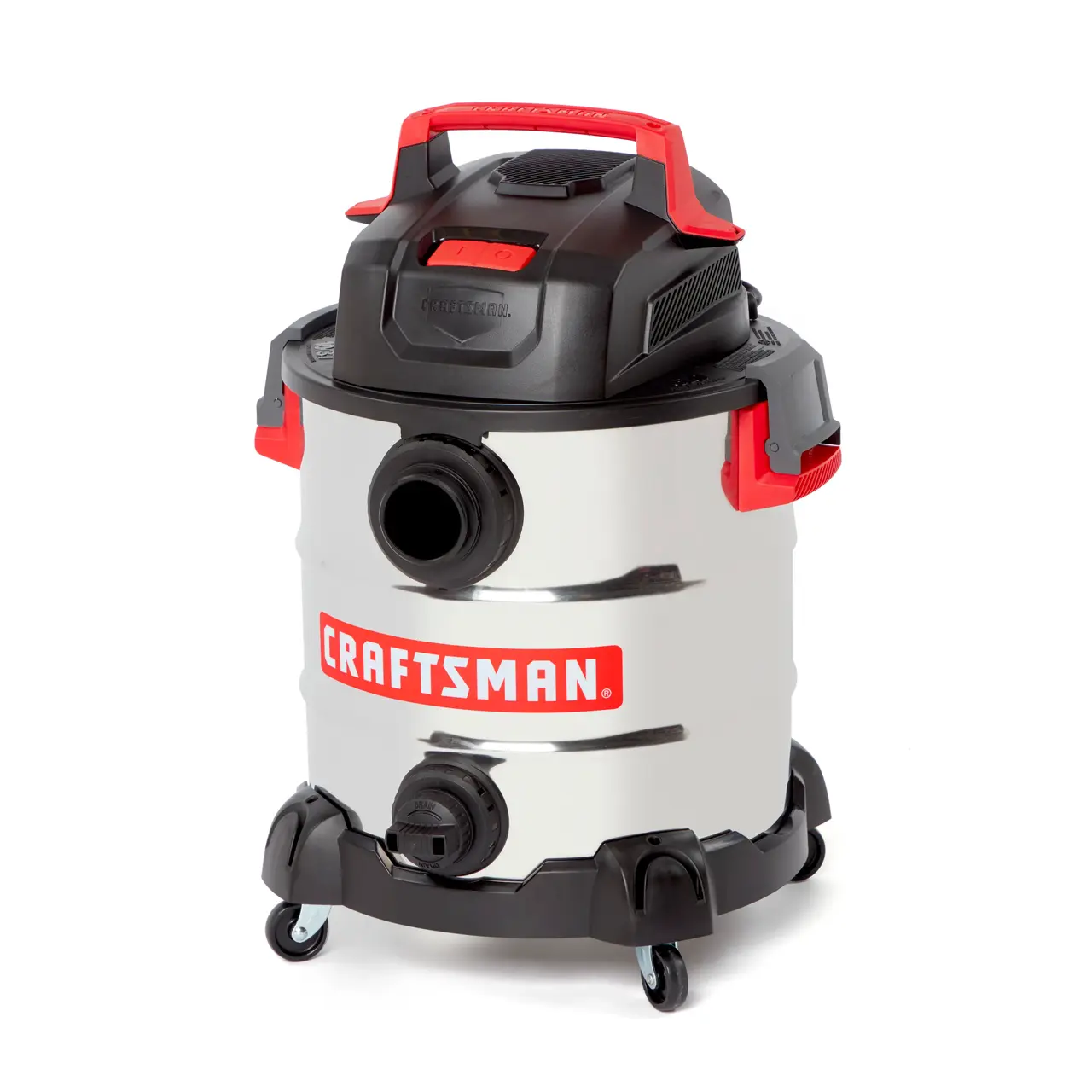 Corded 10-Gallon 60 Peak HP Electric Stainless Steel Wet/Dry With Accessories