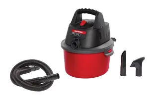 2.5 Gallon 1.75 Peak h p wet and dry vac kit.