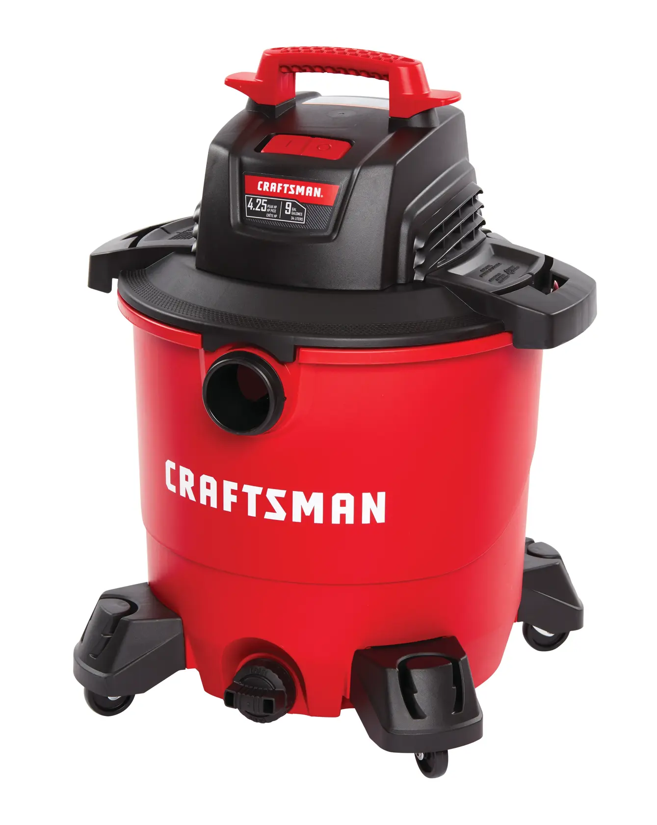 Craftsman wet/dry vacuum CMXEVBE17584 white background beauty shot front angle