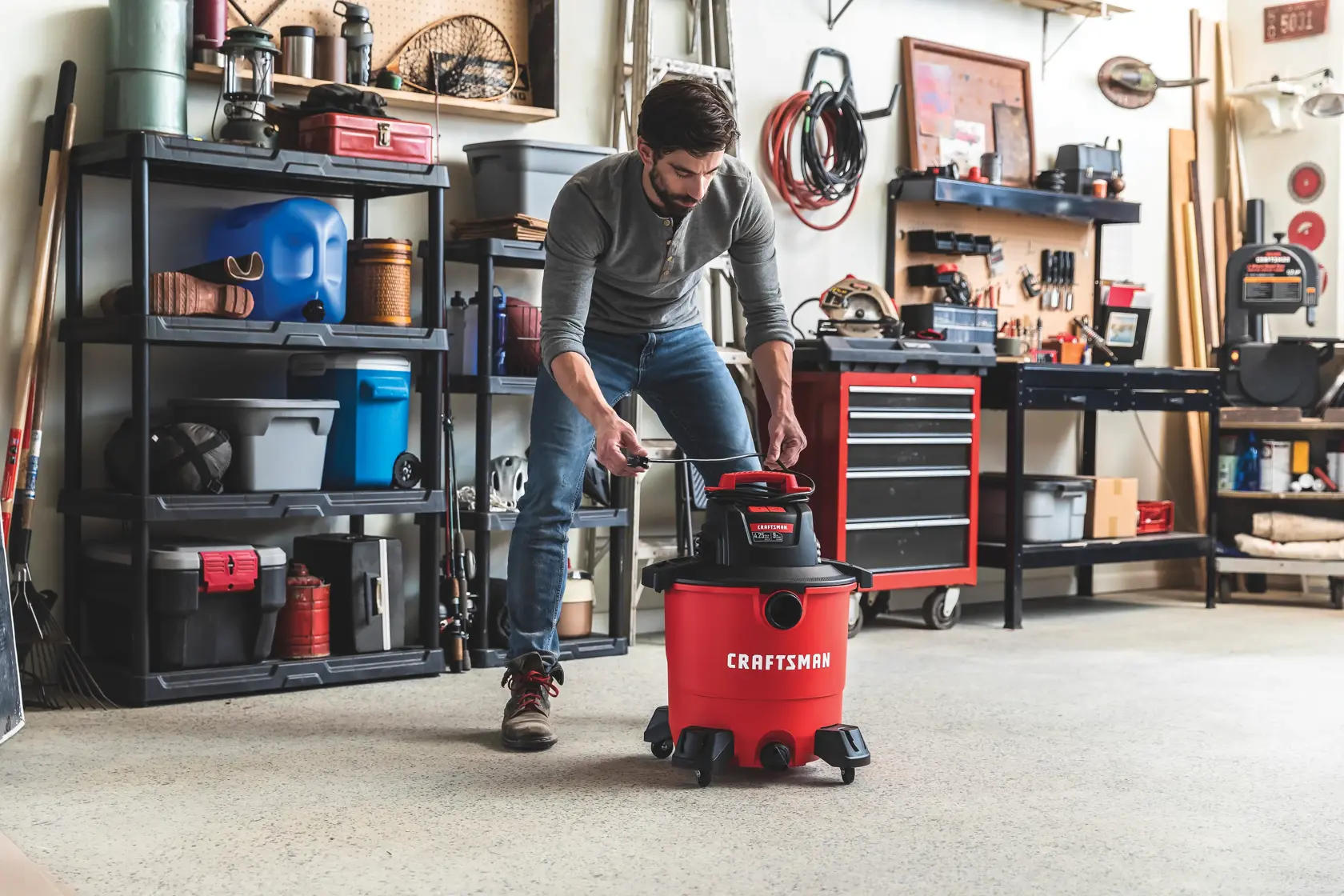View of CRAFTSMAN Accessories: Vacuums  being used by consumer