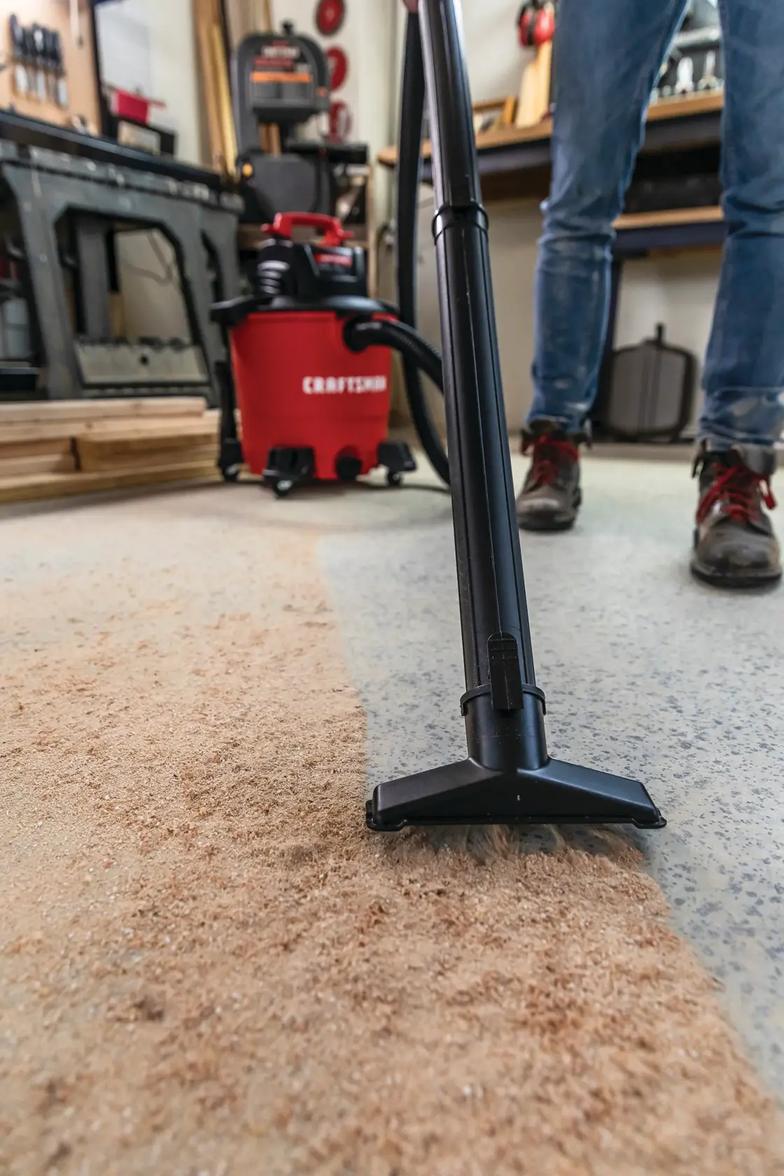 View of CRAFTSMAN Accessories: Vacuums  being used by consumer