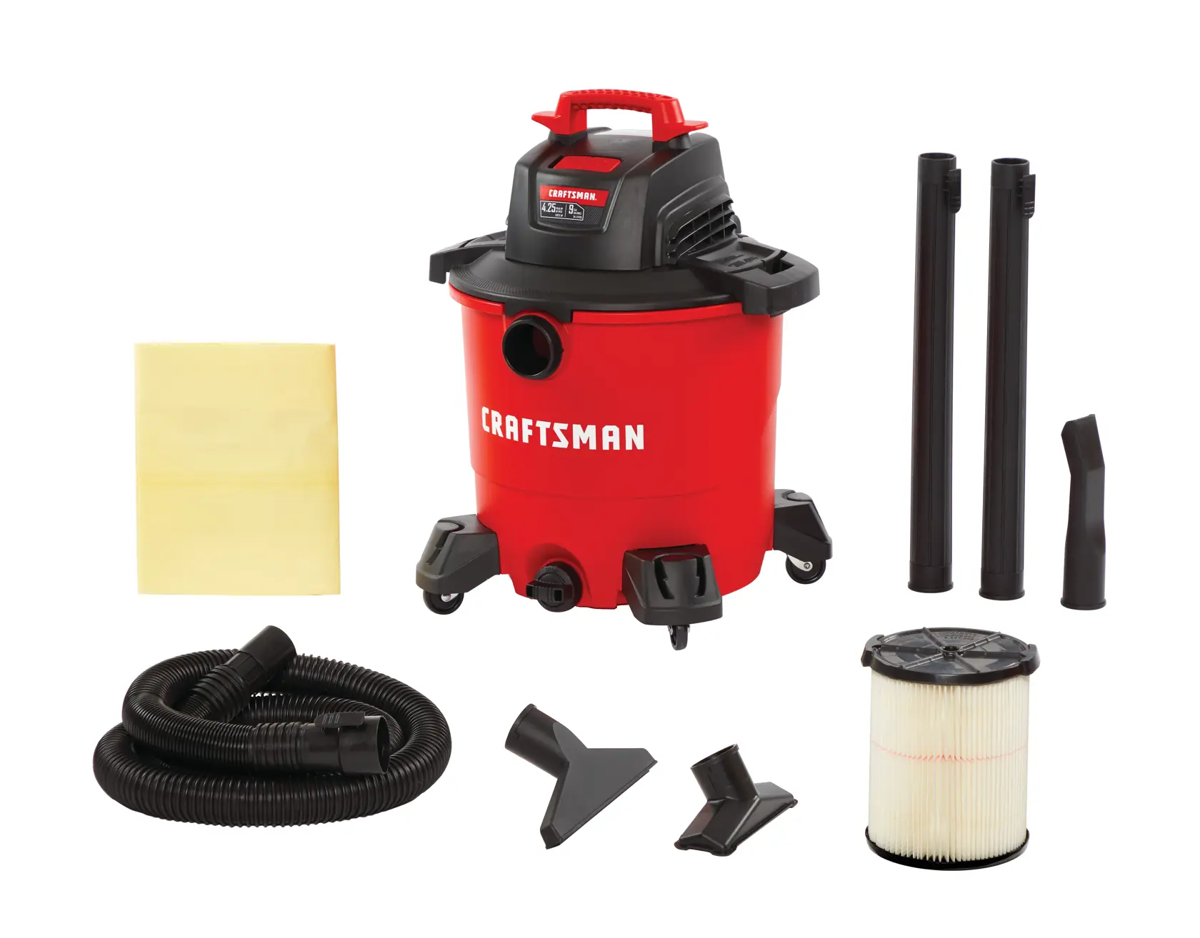 n⭐︎m CRAFTSMAN 9-Gallon 4.25 Peak HP Corded Electric Wet/Dry Shop