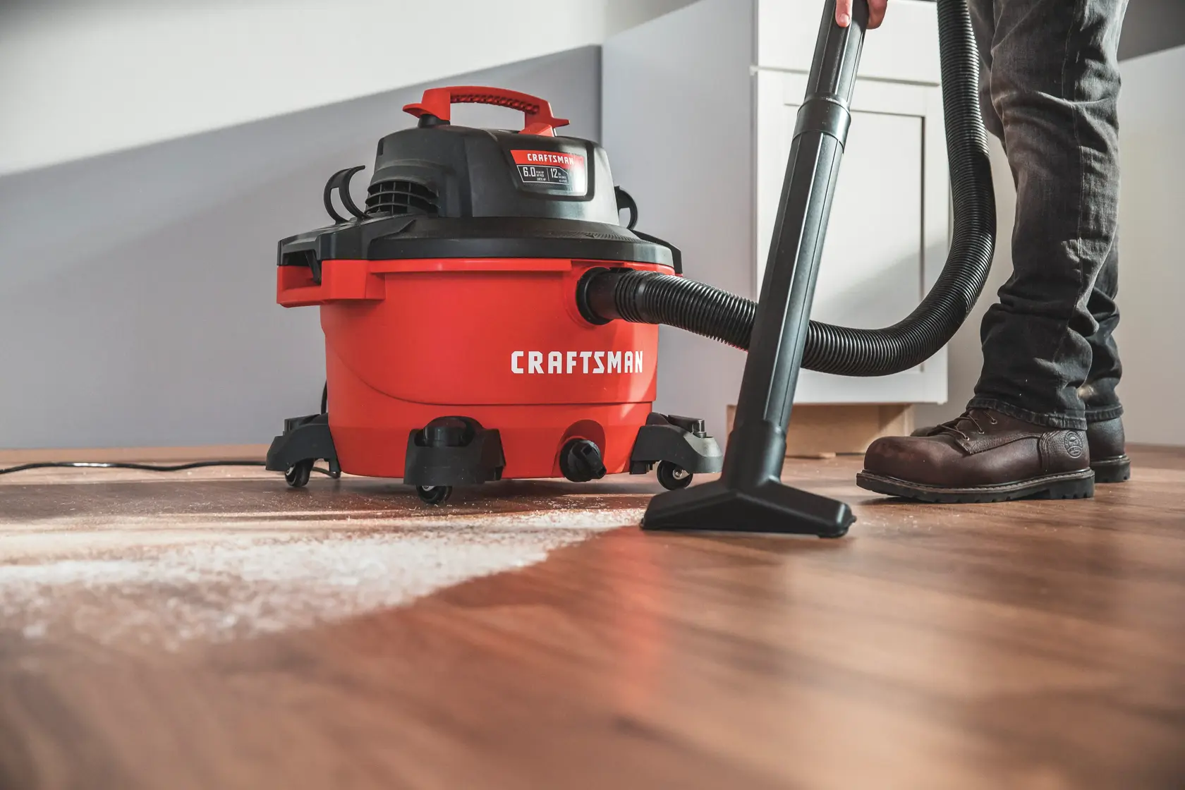 View of CRAFTSMAN Accessories: Vacuums being used by consumer