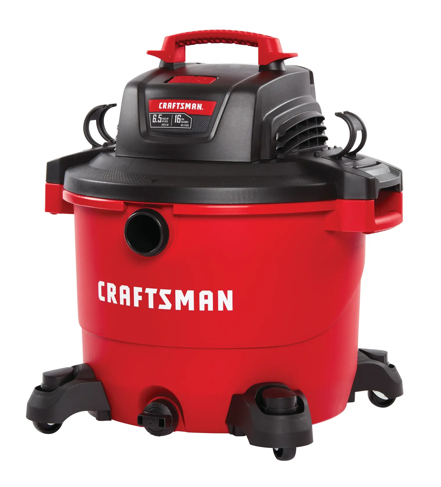 CRAFTSMAN 16-Gallon 6.5 Peak HP Corded Electric Wet/Dry Shop