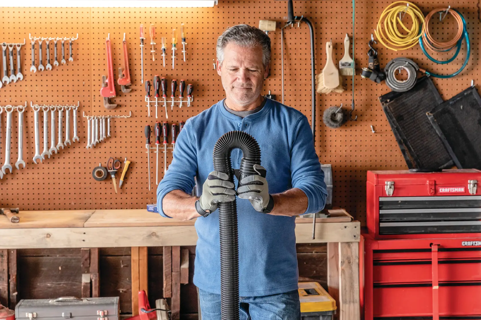 View of CRAFTSMAN Accessories: Vacuums  being used by consumer