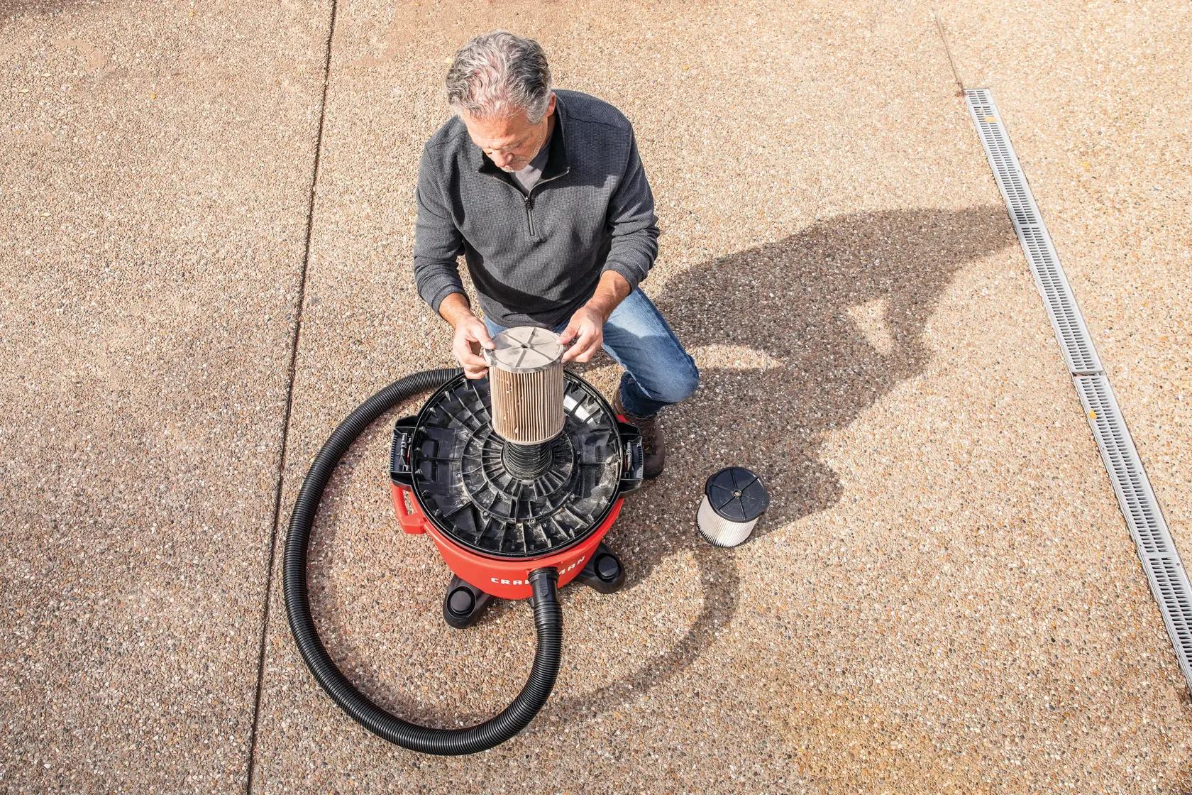View of CRAFTSMAN Accessories: Vacuums  being used by consumer